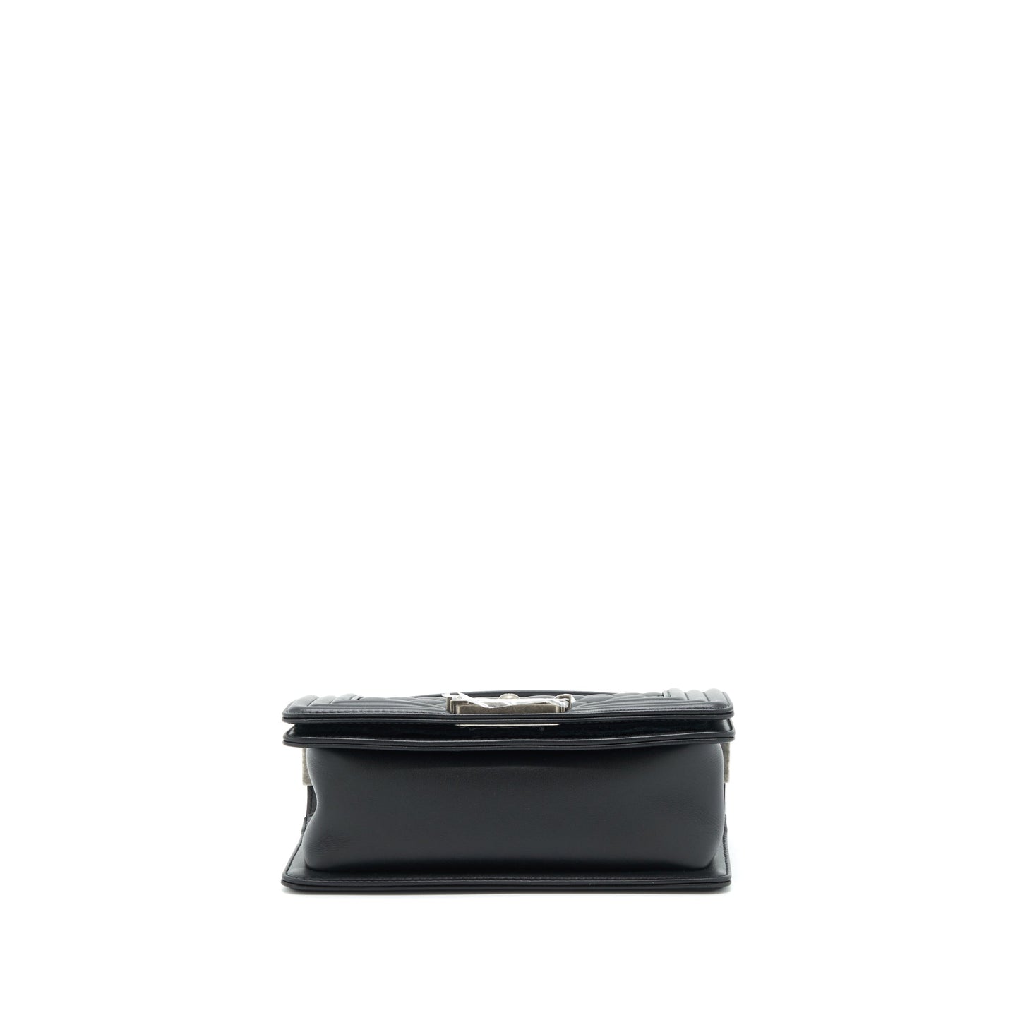 Chanel Small Boy Calfskin Black Ruthenium Sliver Hardware