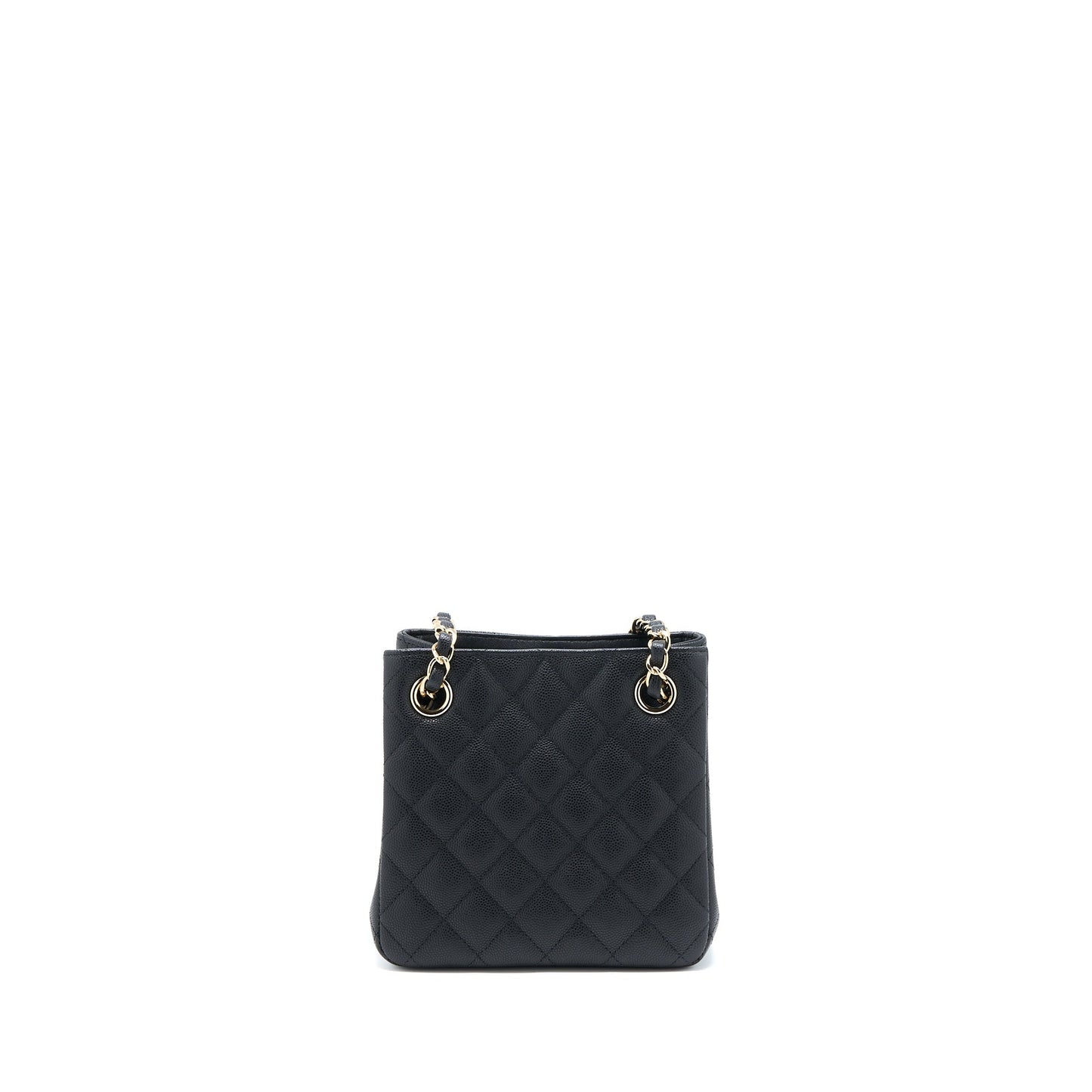 Chanel 22S Mini Bucket Bag Caviar Black LGHW (Microchip)