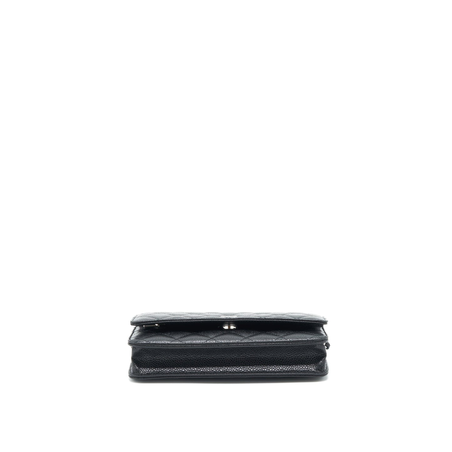 Chanel Classic Wallet On Chain Caviar Black SHW (Microchip)