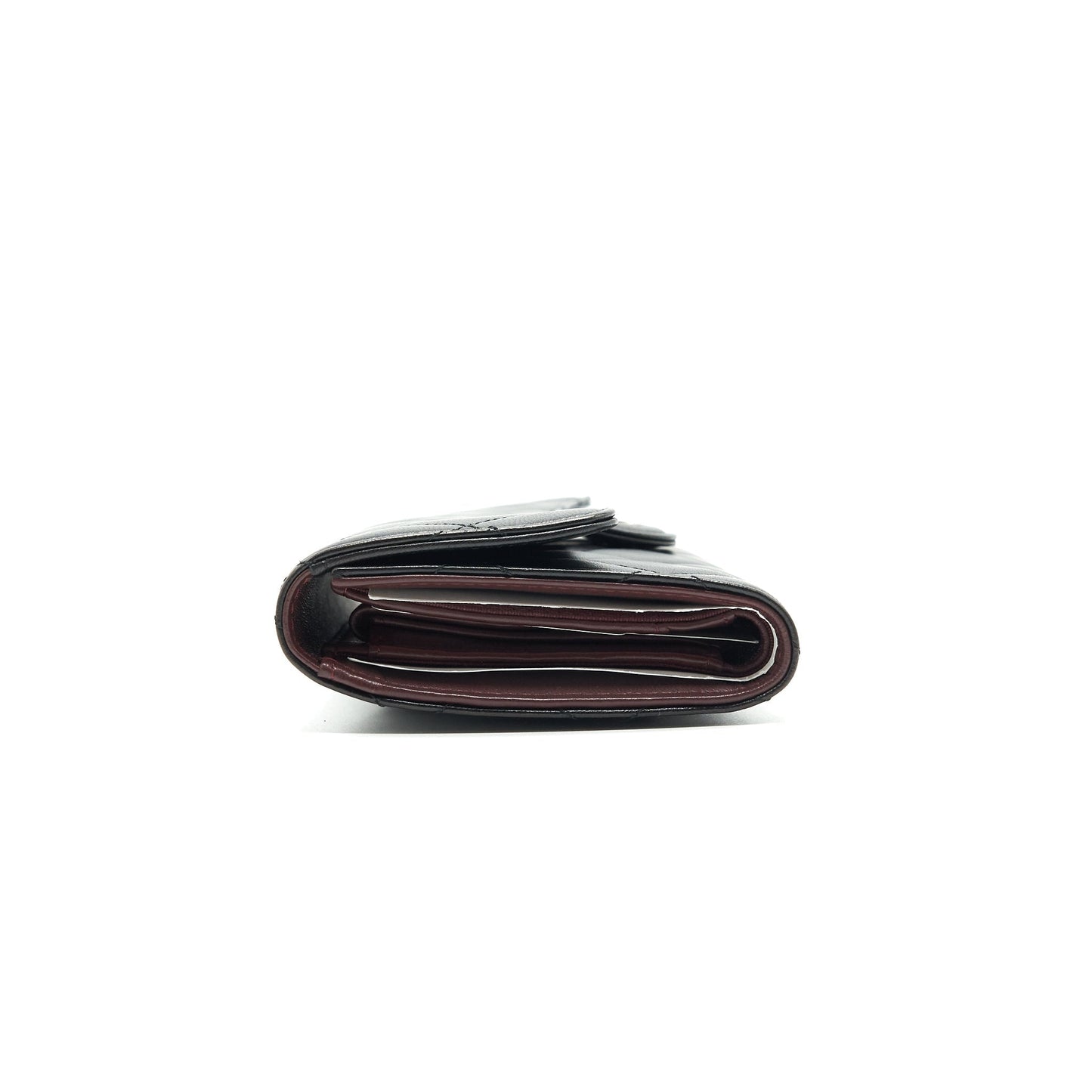 Chanel Classic Flap Wallet Lambskin Black SHW