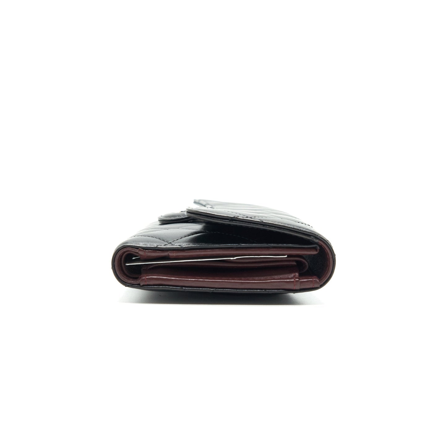 Chanel Classic Flap Wallet Lambskin Black SHW
