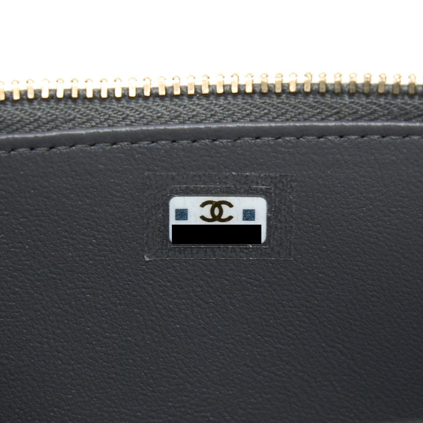 Chanel 22A Top Handle Long Vanity With Chain Grey GHW