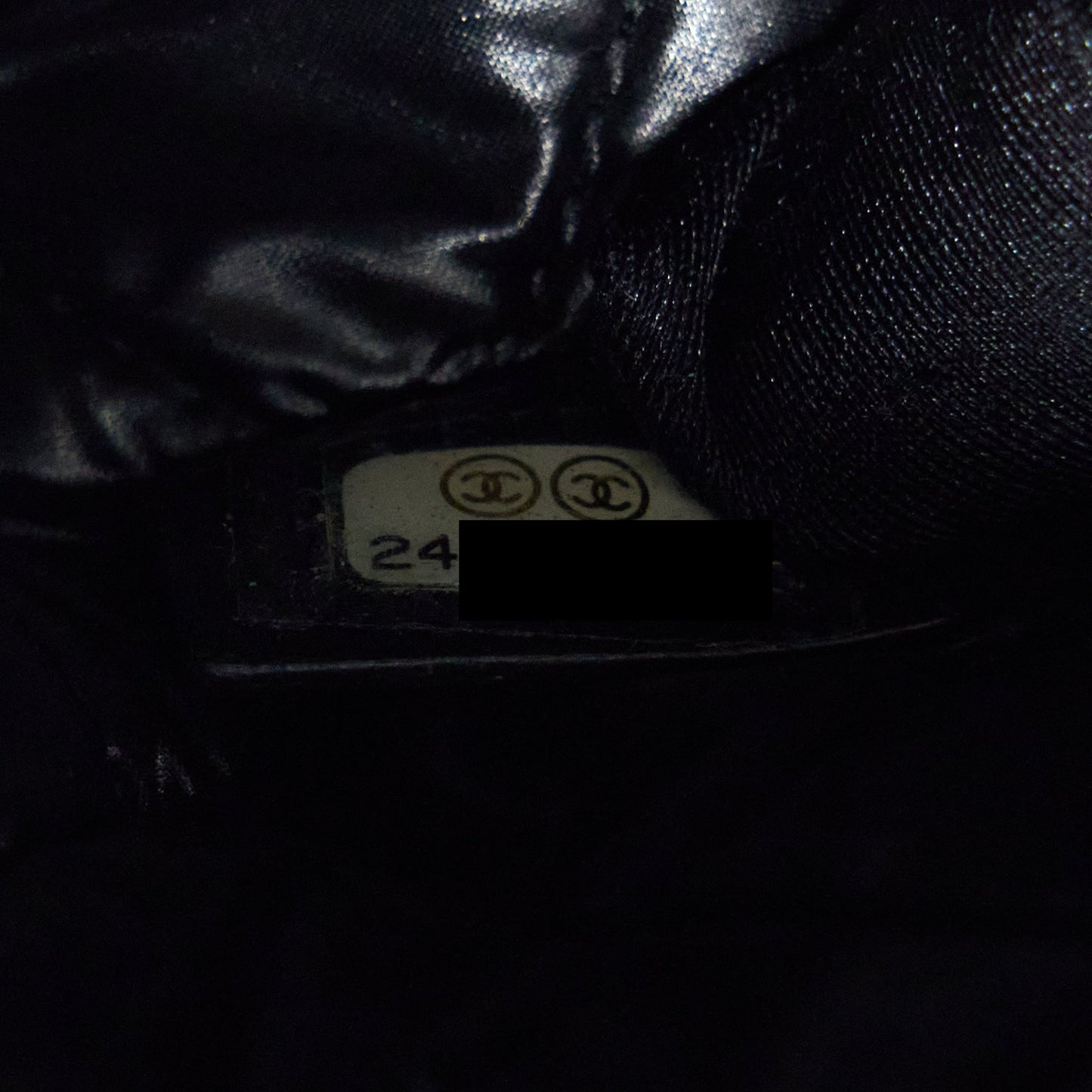 Chanel Boy Clutch Lambskin Black SHW