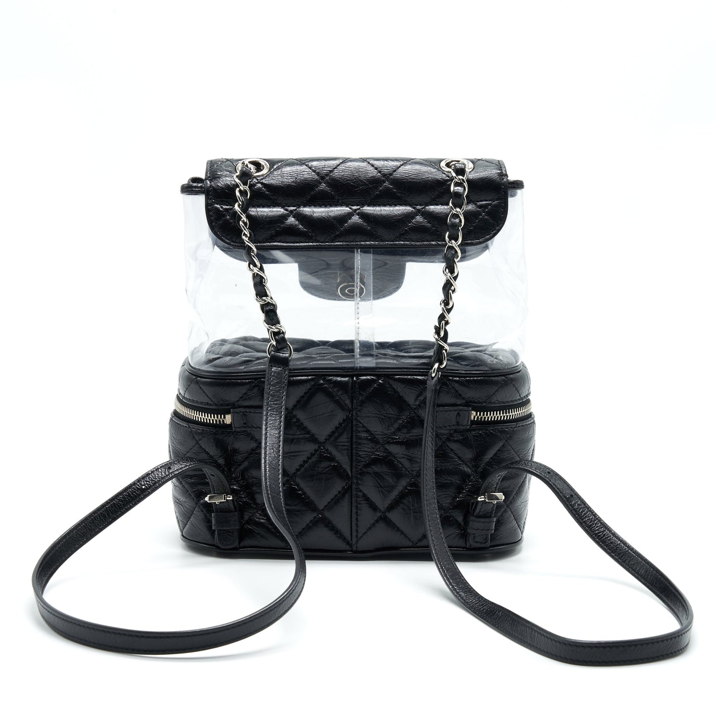 Chanel Transparent Back Pack PVC/Leather Backpack