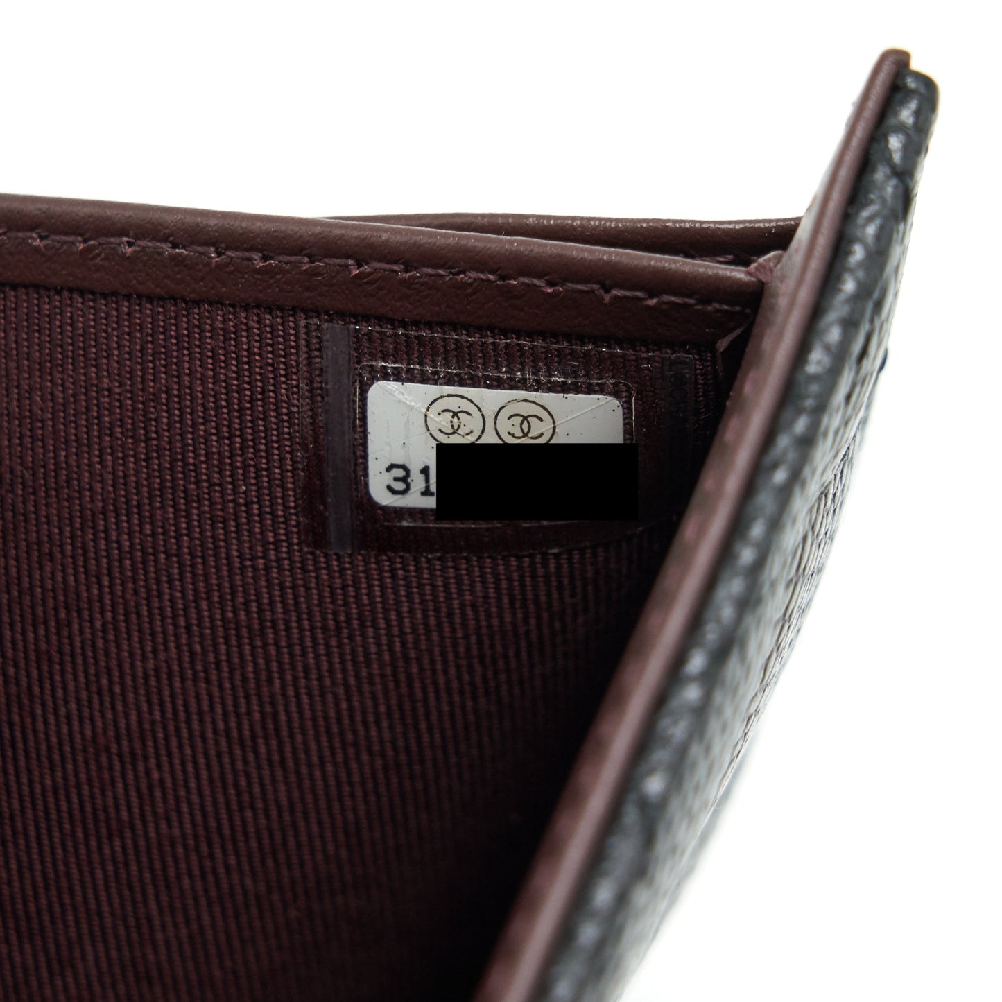Chanel Small flap Wallet Caviar Black GHW