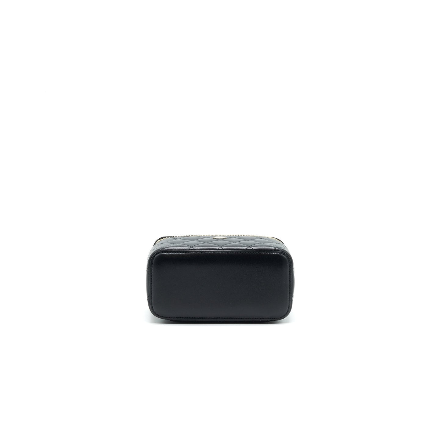 Chanel Long Vanity With Chain Lambskin Black LGHW