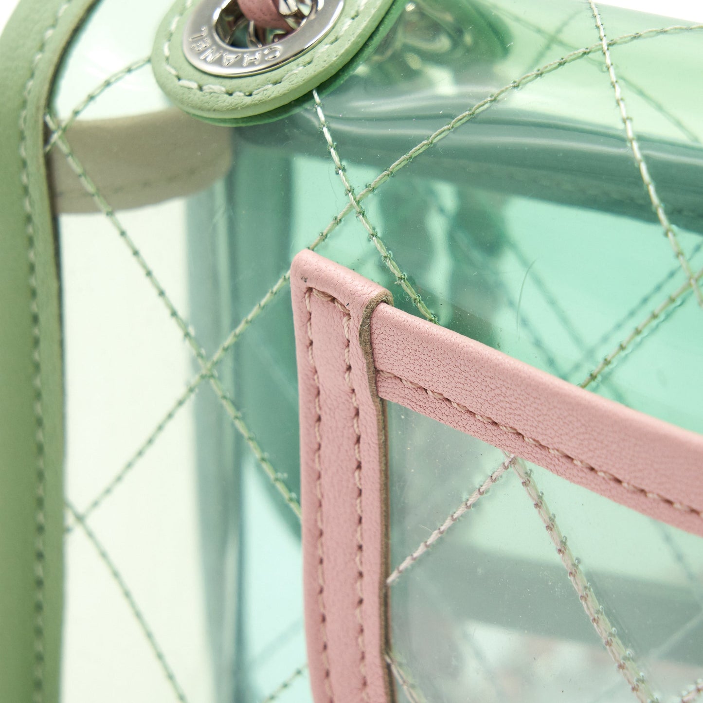 Chanel PVC Coco Splash Mini Flap Bag Multi Colour