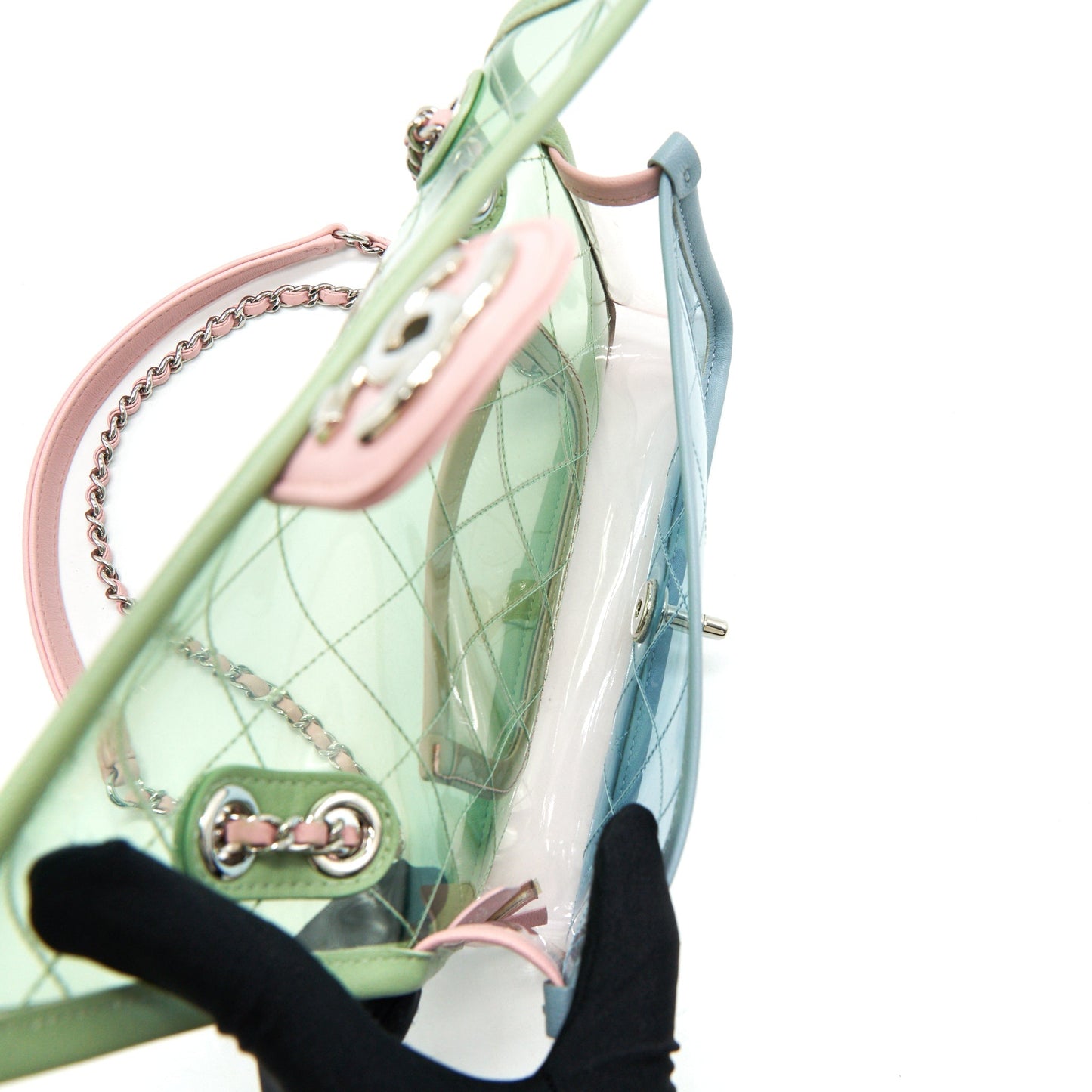 Chanel PVC Coco Splash Mini Flap Bag Multi Colour