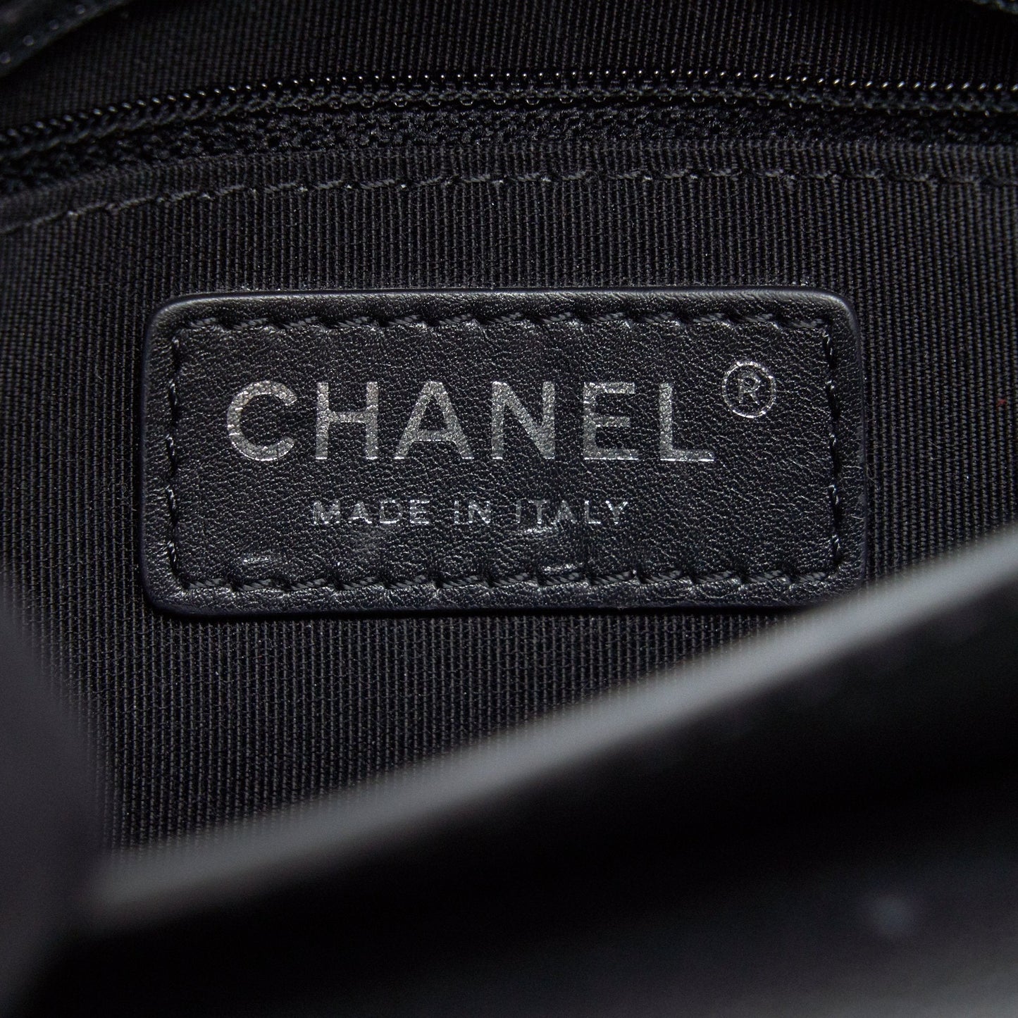 Chanel Quilted Flap Crossbody Bag Black Ruthenium Hardware