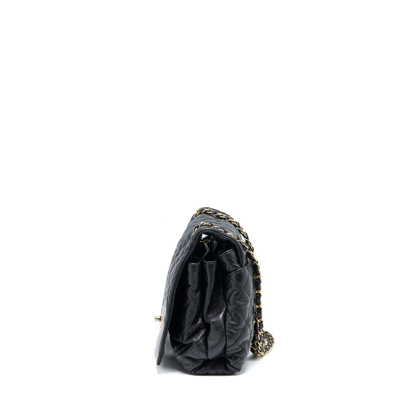 Chanel Quilted Seasonal Flap Bag Black GHW