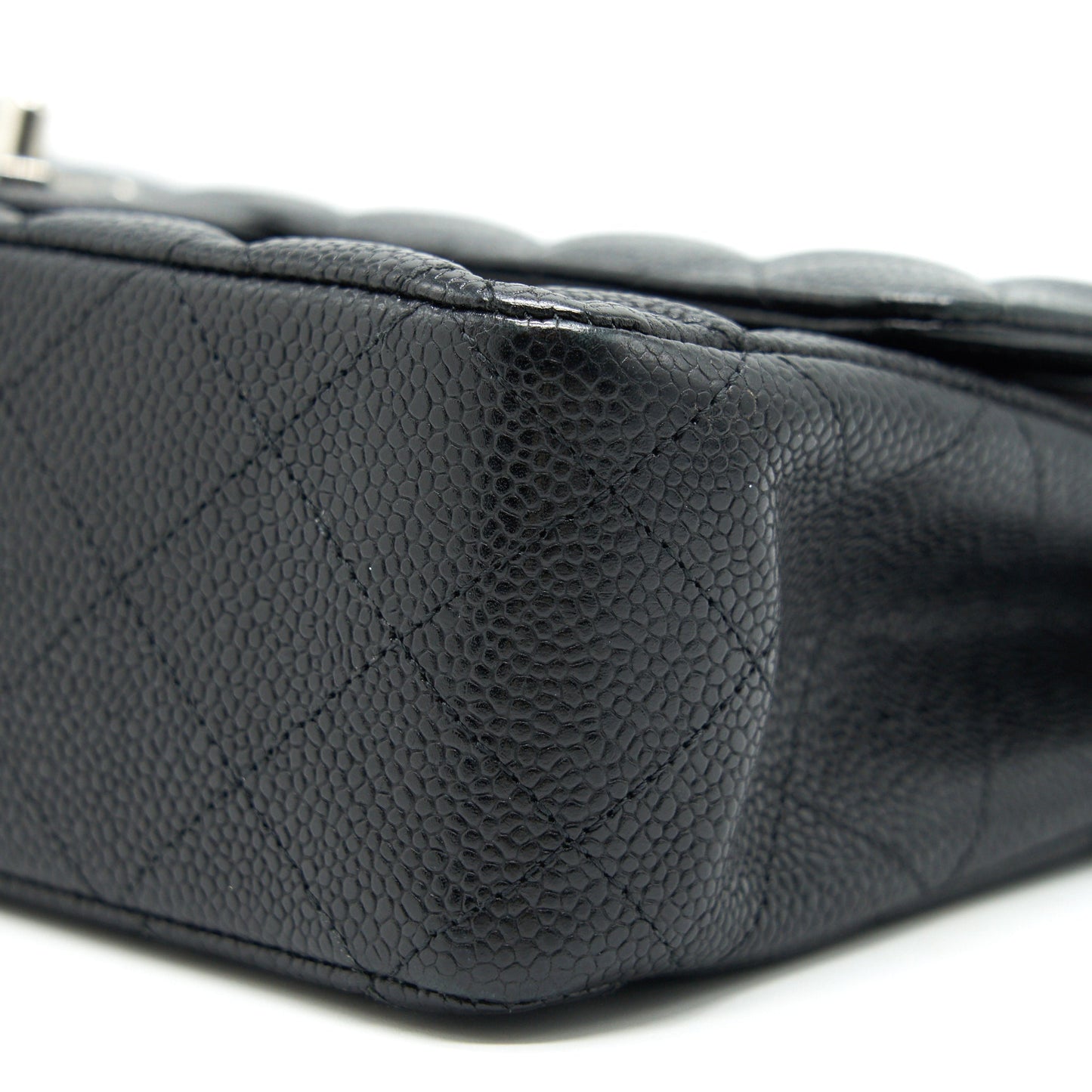 CHANEL MEDIUM CLASSIC DOUBLE FLAP CAVIER SHW