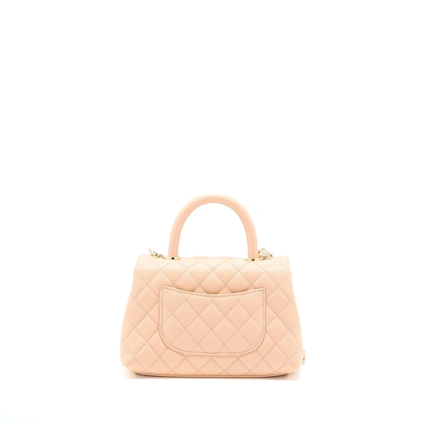Chanel Small Coco Handle Caviar Light Pink LGHW