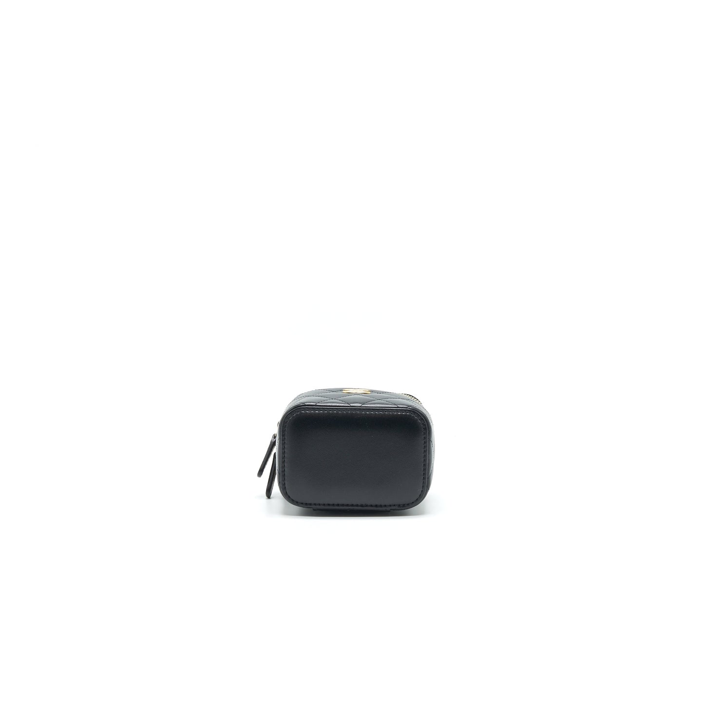 Chanel 21A Top Handle Vanity with Chain Black GHW