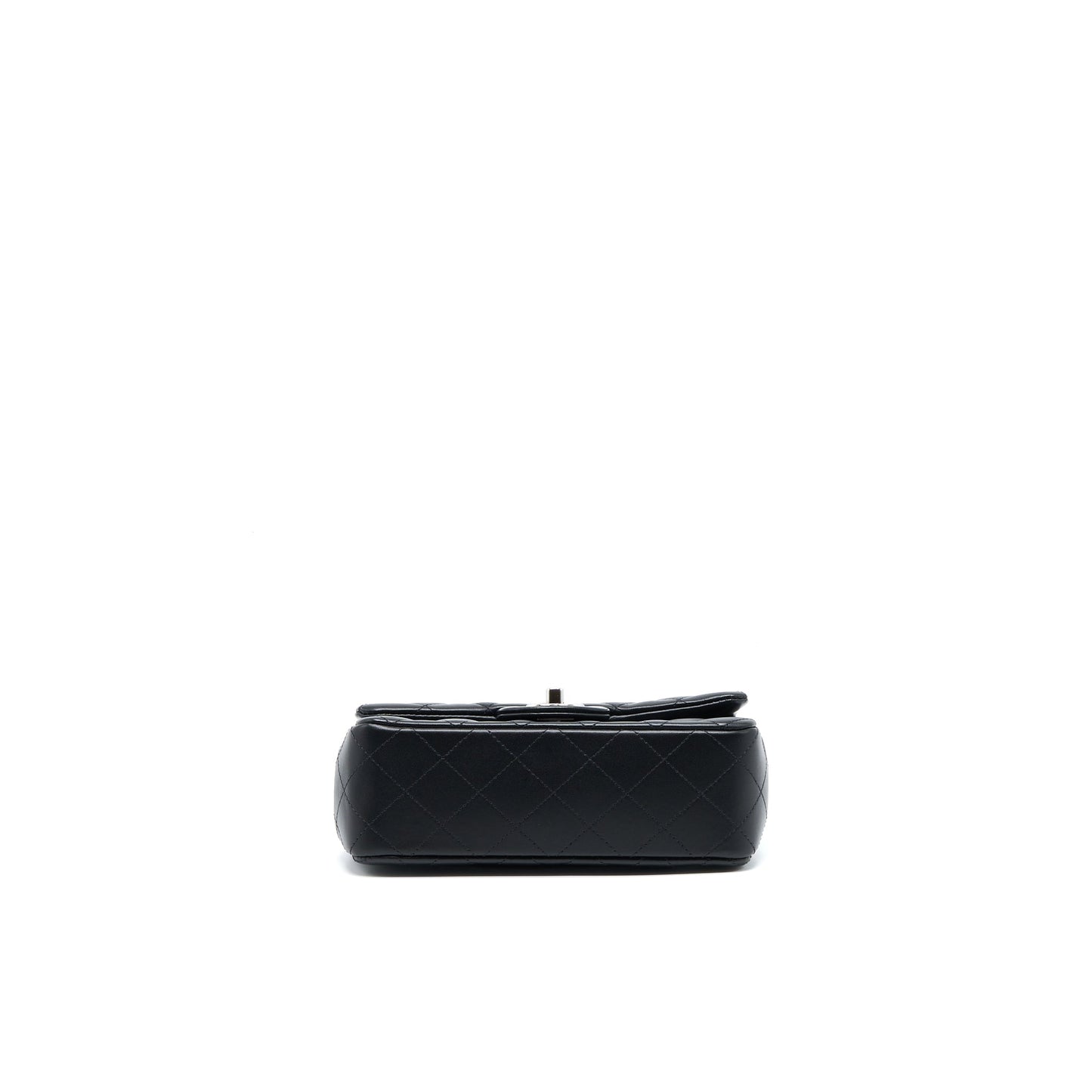 Chanel Mini Rectangular Lambskin Black SHW(Microchip)