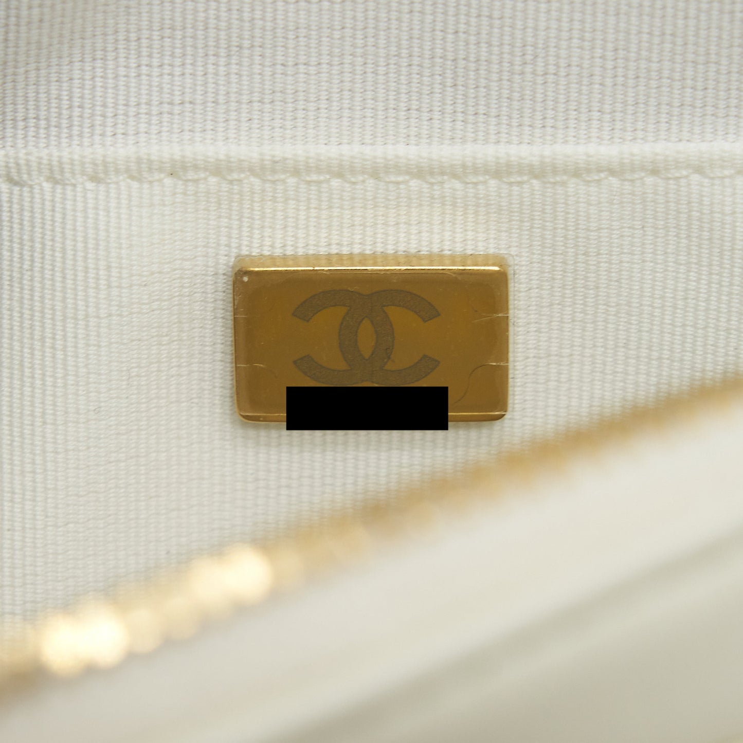 Chanel 22C Camera Bag calfskin white GHW (Microchip)