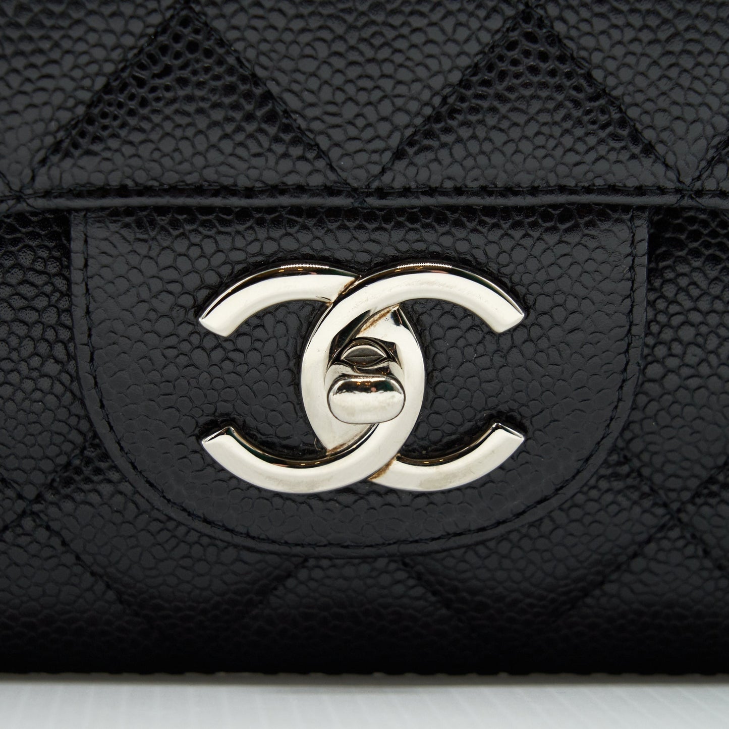 Chanel Maxi Flap Bag Caviar Black SHW
