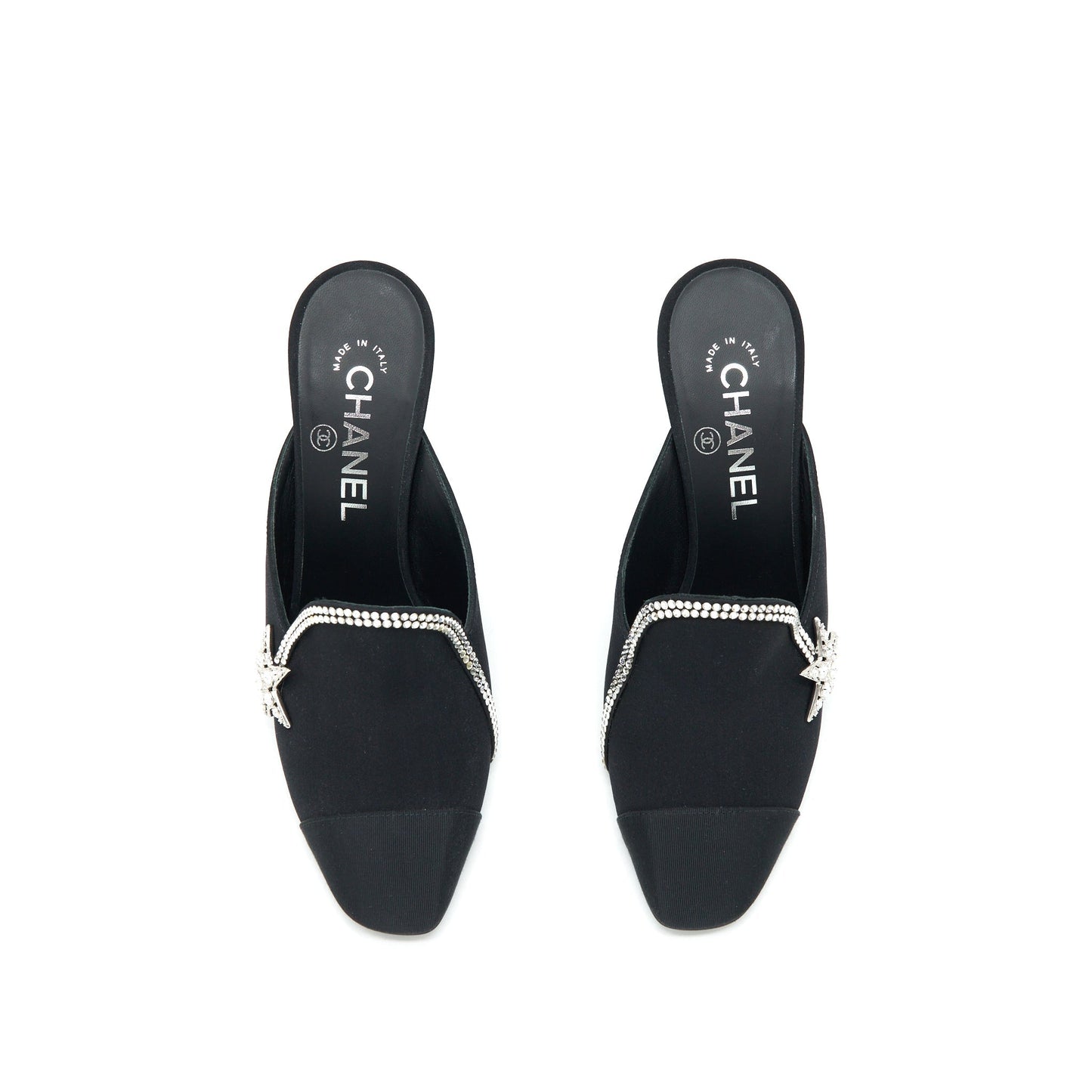 Chanel size 37 Star Suede High heel Loafer