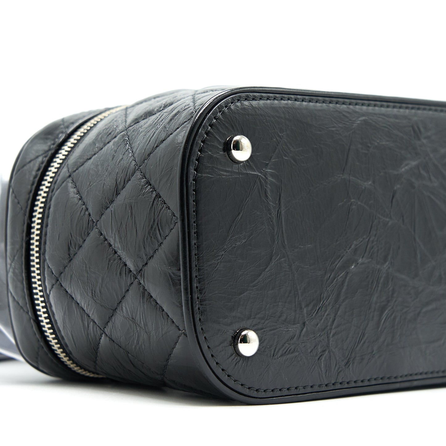 CHANEL TRANSPARENT LEATHER/ PVC Crossbody BAG