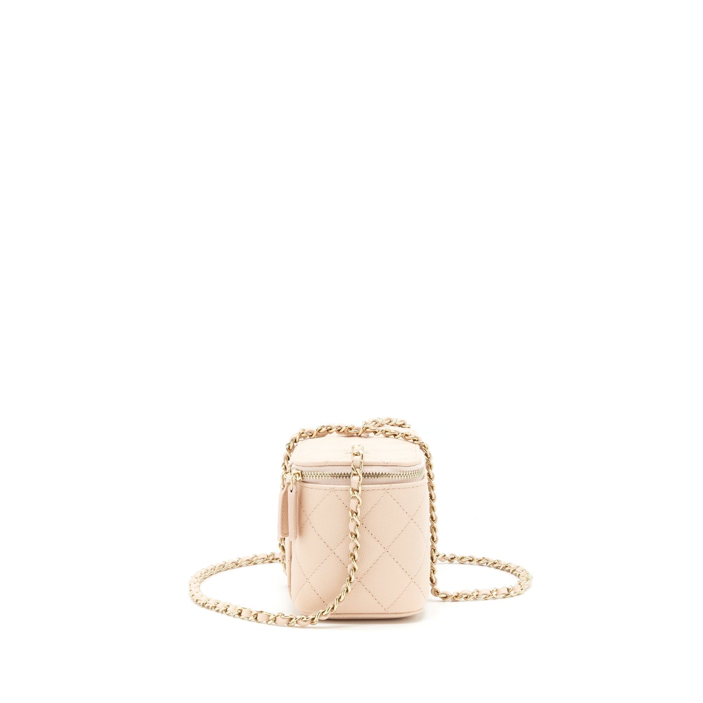 Chanel 22C Long Vanity With Chain Caviar Beige LGHW