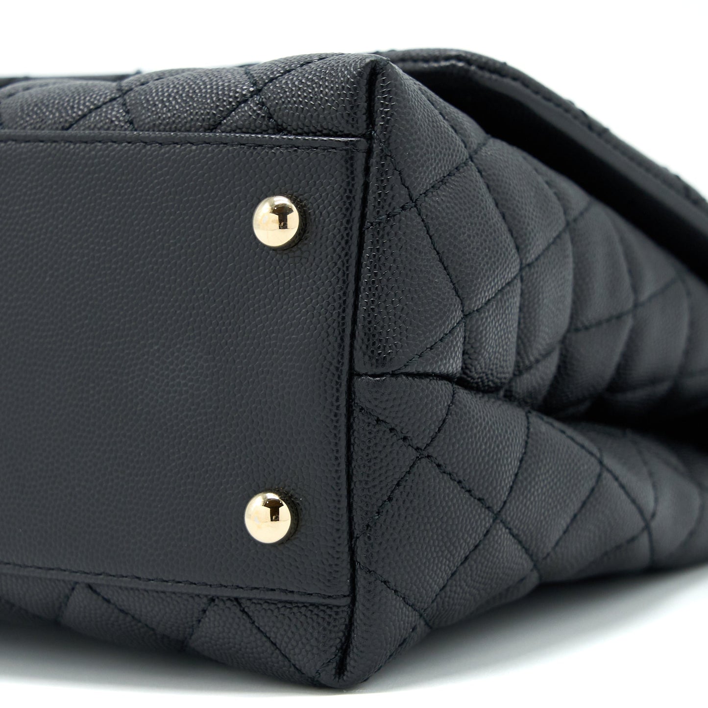 Chanel Medium Coco Handle Caviar Black LGHW
