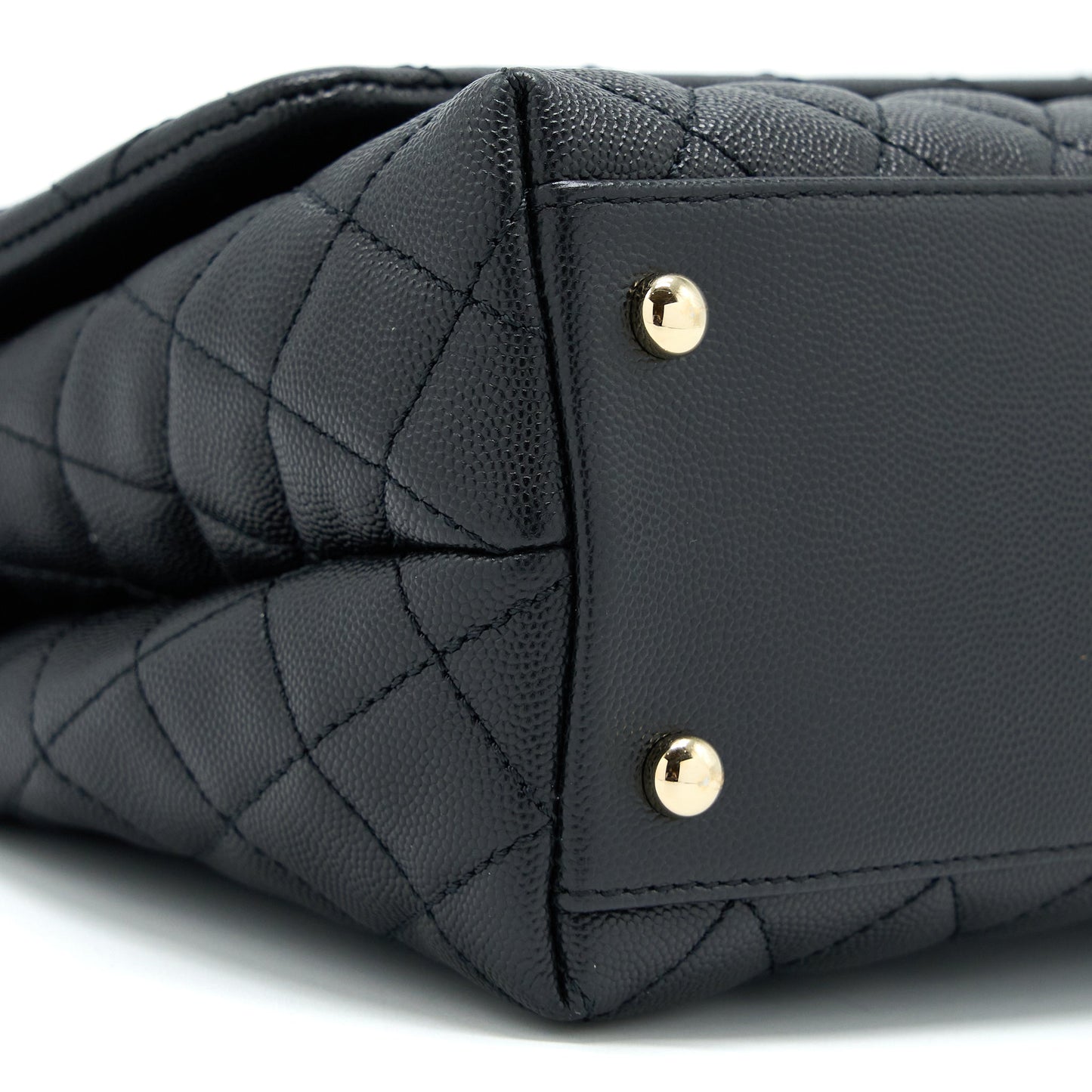 Chanel Medium Coco Handle Caviar Black LGHW