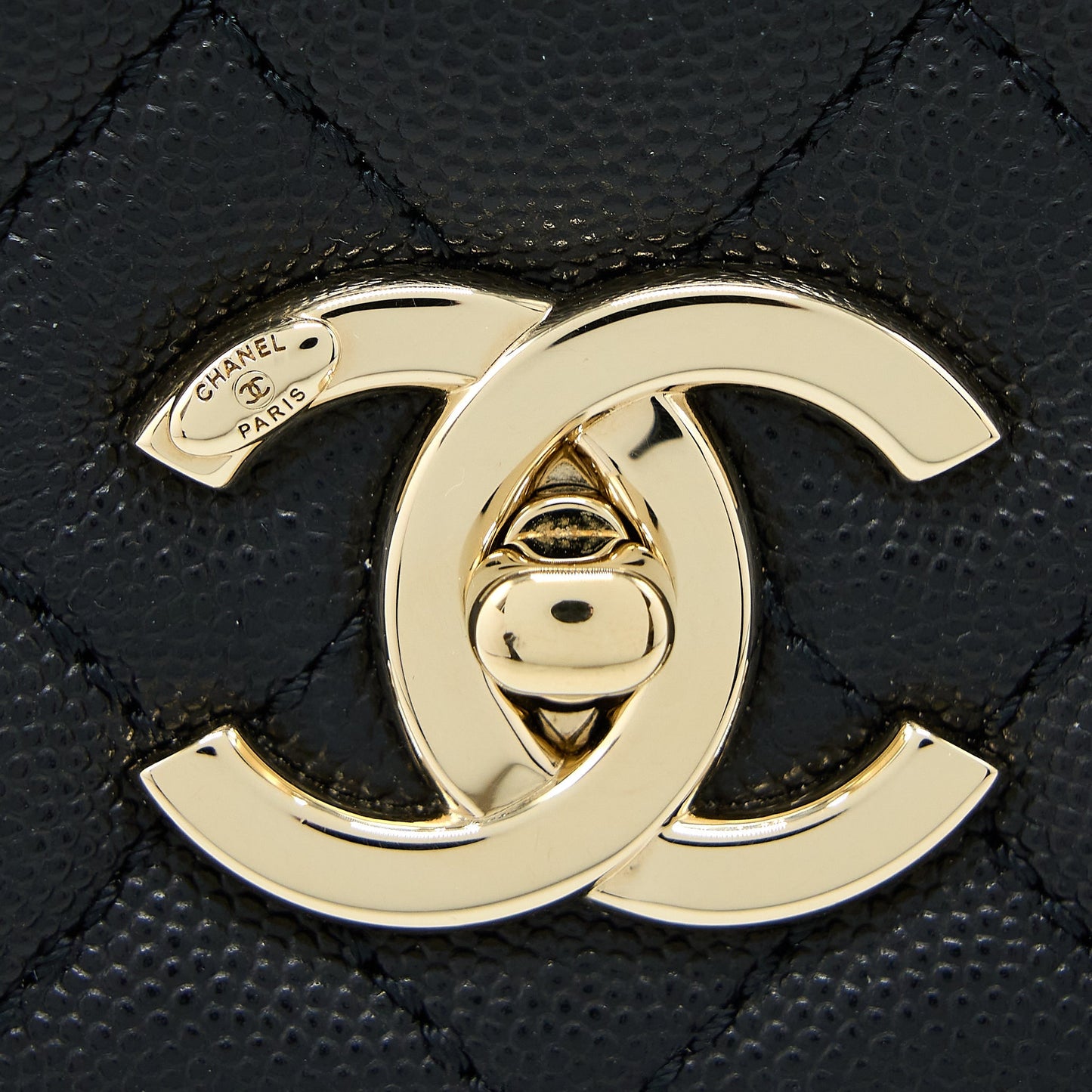 Chanel Medium Coco Handle Caviar Black LGHW