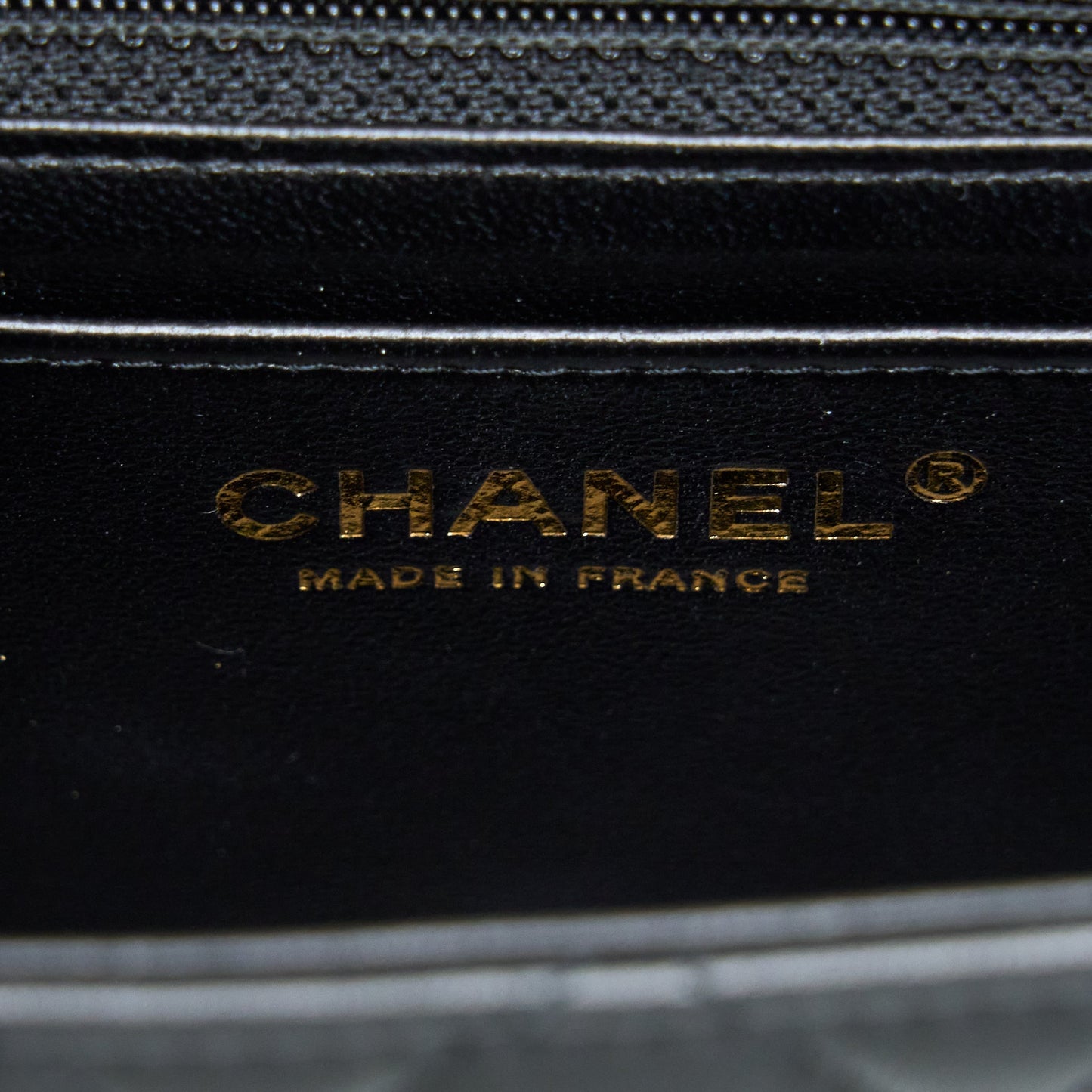 Chanel Classic Mini Square Flap Bag Lambskin Black LGHW (Microchip)