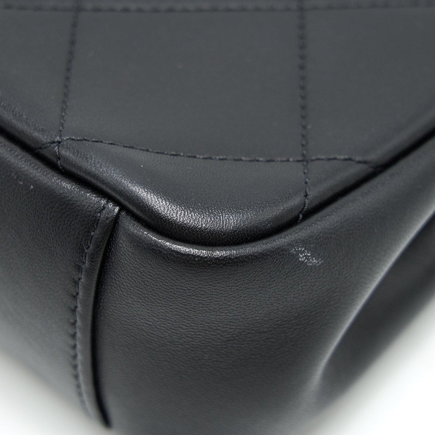 Chanel 20P A real clutch flap bag black