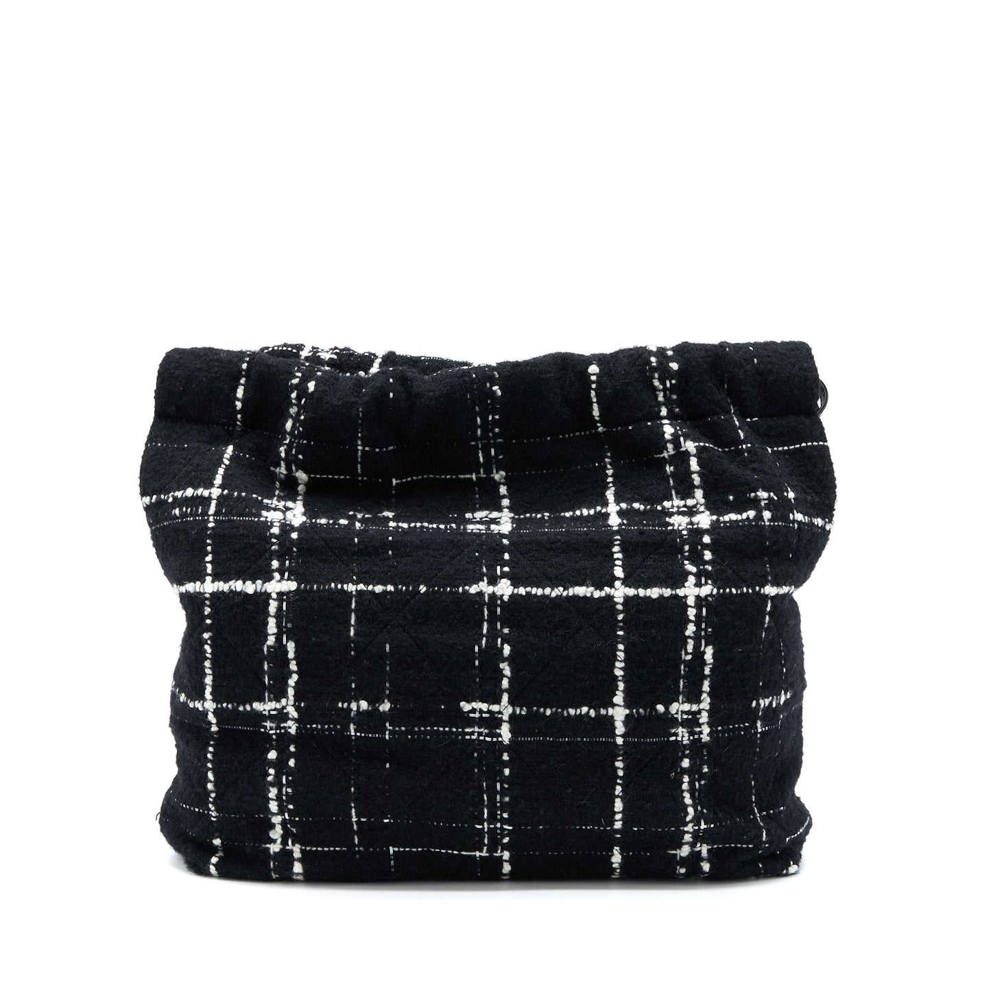 Chanel Medium 22 Bag Tweed Multicolour GHW(Microchip)