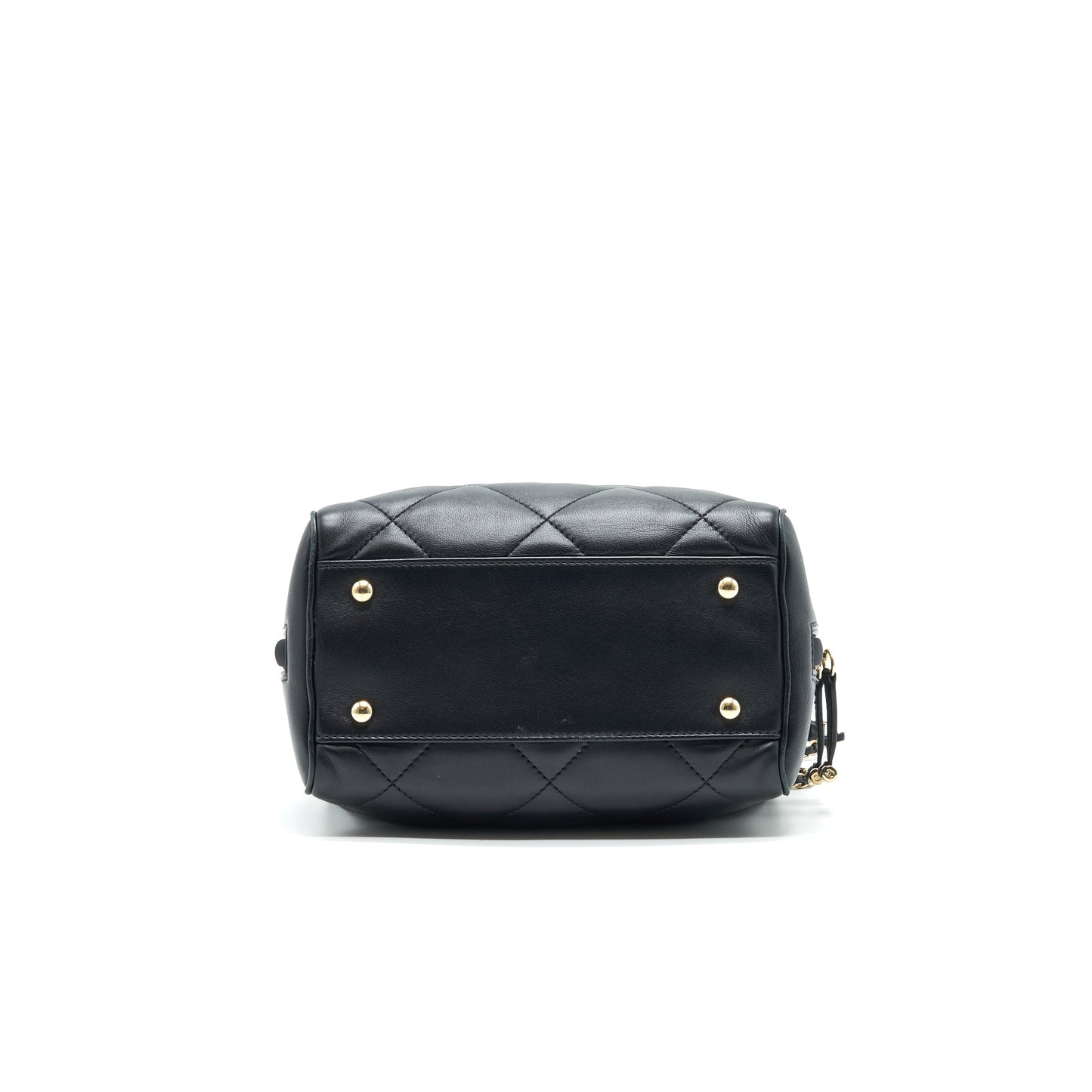 Chanel Black Lambskin Bowling Bag GHW