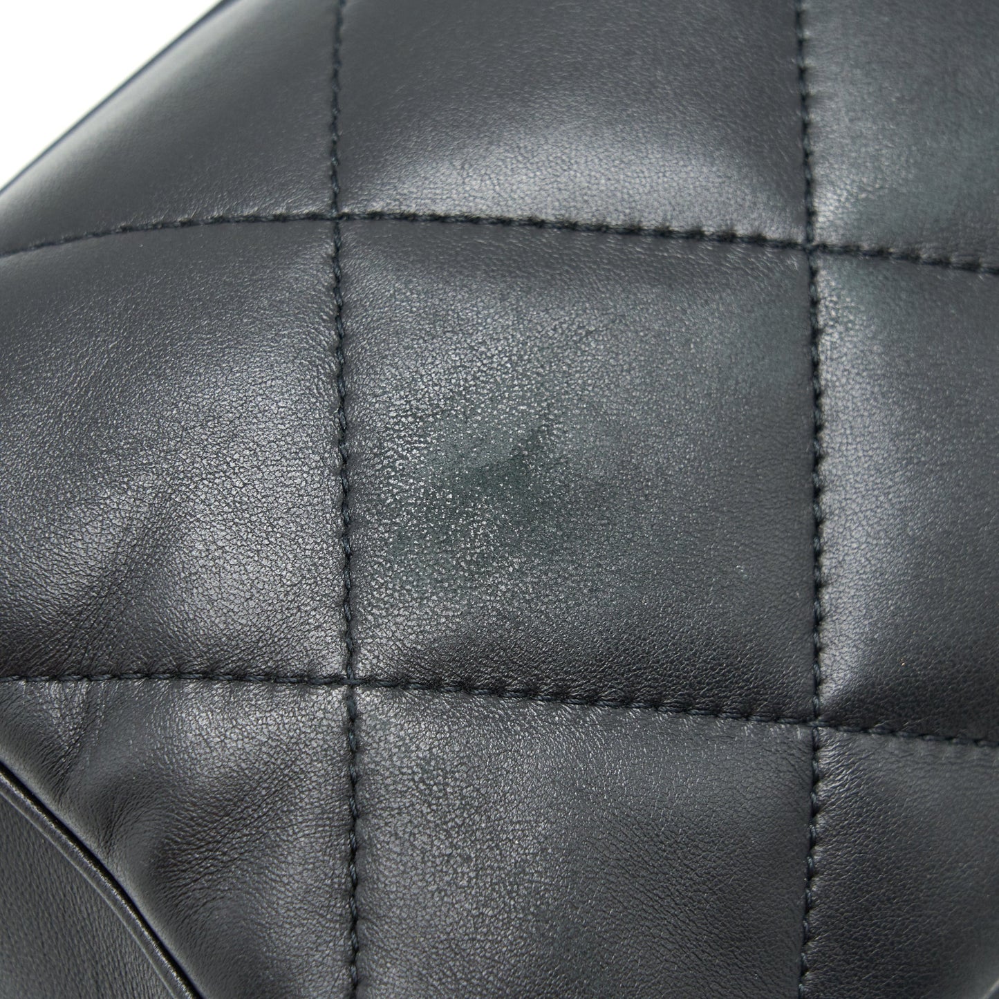 Chanel Black Lambskin Bowling Bag GHW