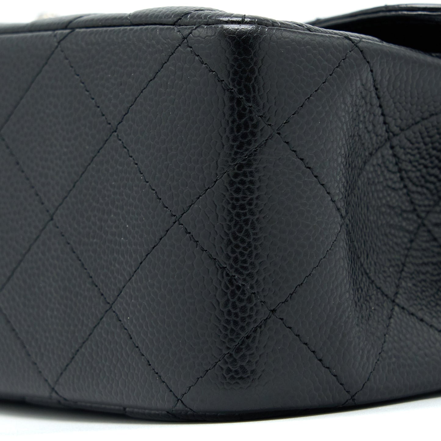 Chanel Classic Jumbo Double Flap Bag Caviar Black SHW