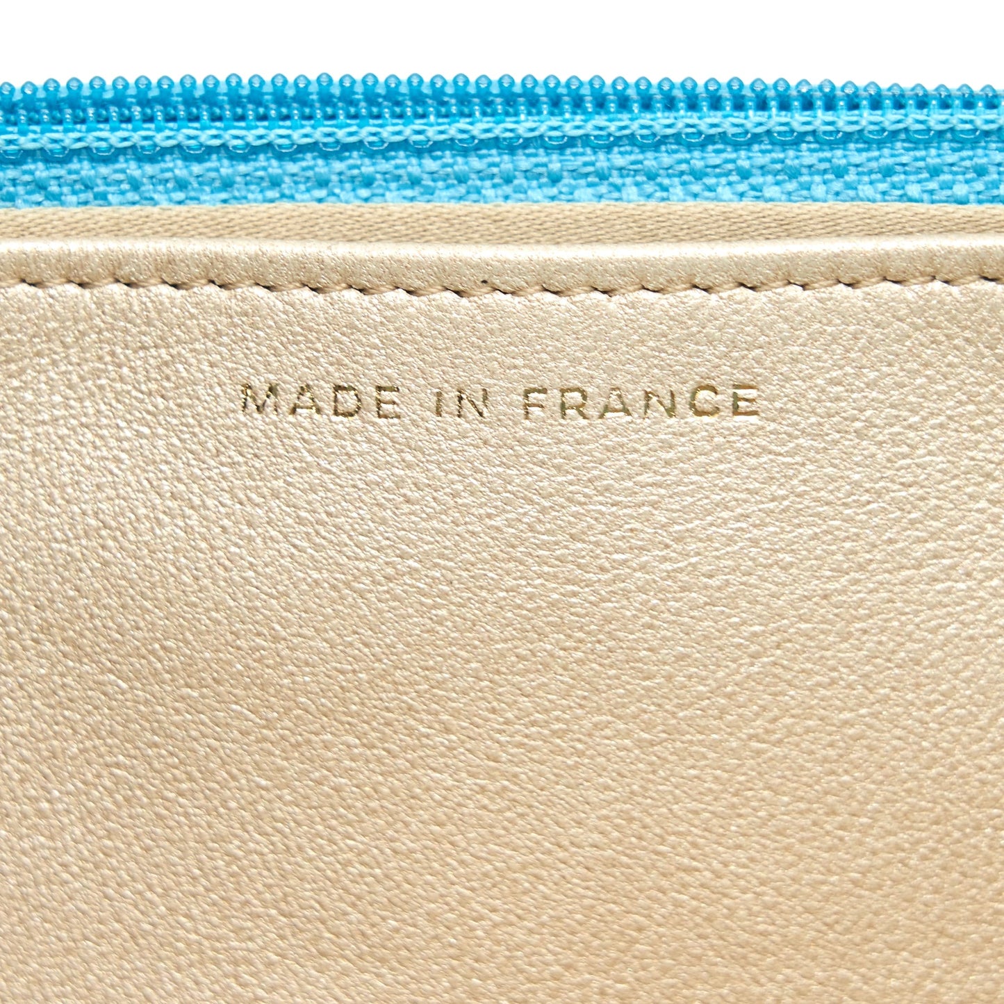 Chanel Camelia Wallet on Chain lambskin Blue GHW
