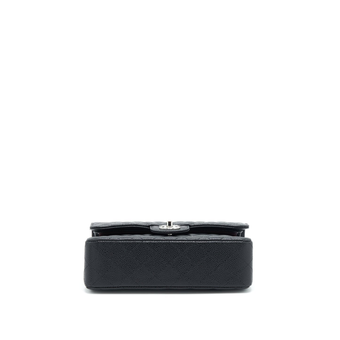 Chanel Small Classic Double Flap Bag Caviar Black SHW (Microchip)