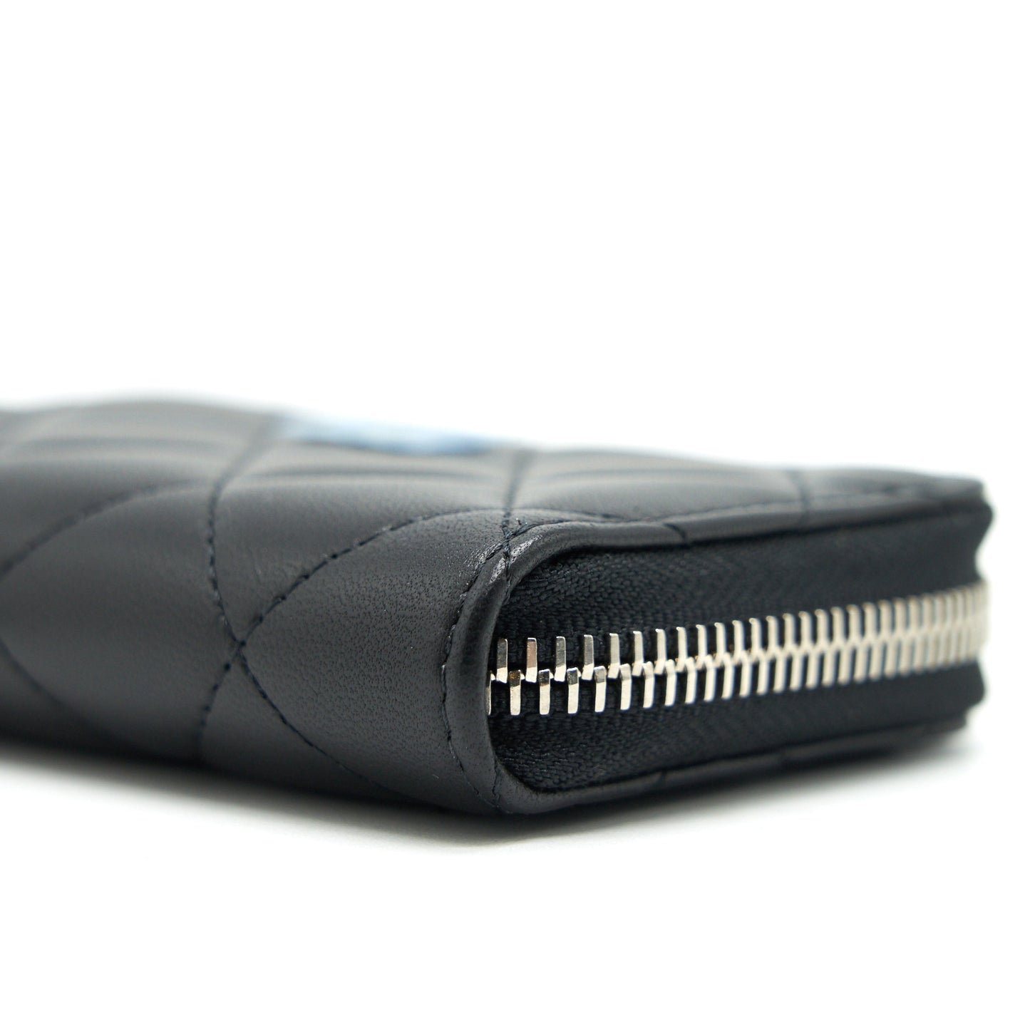 Chanel Classic Zipped Coin Purse black SHW Lambskin