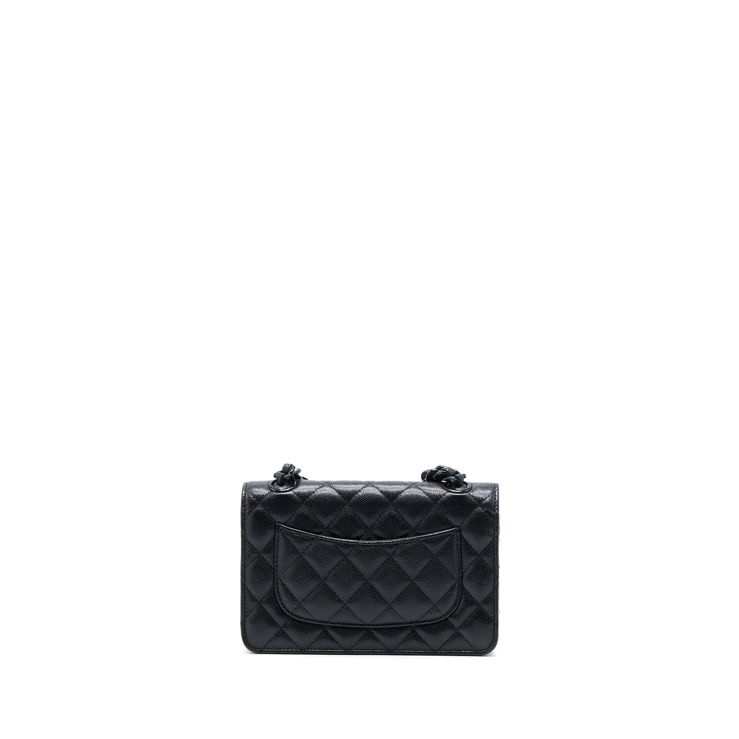 Chanel Quilted Wallet On Chain Caviar So Black