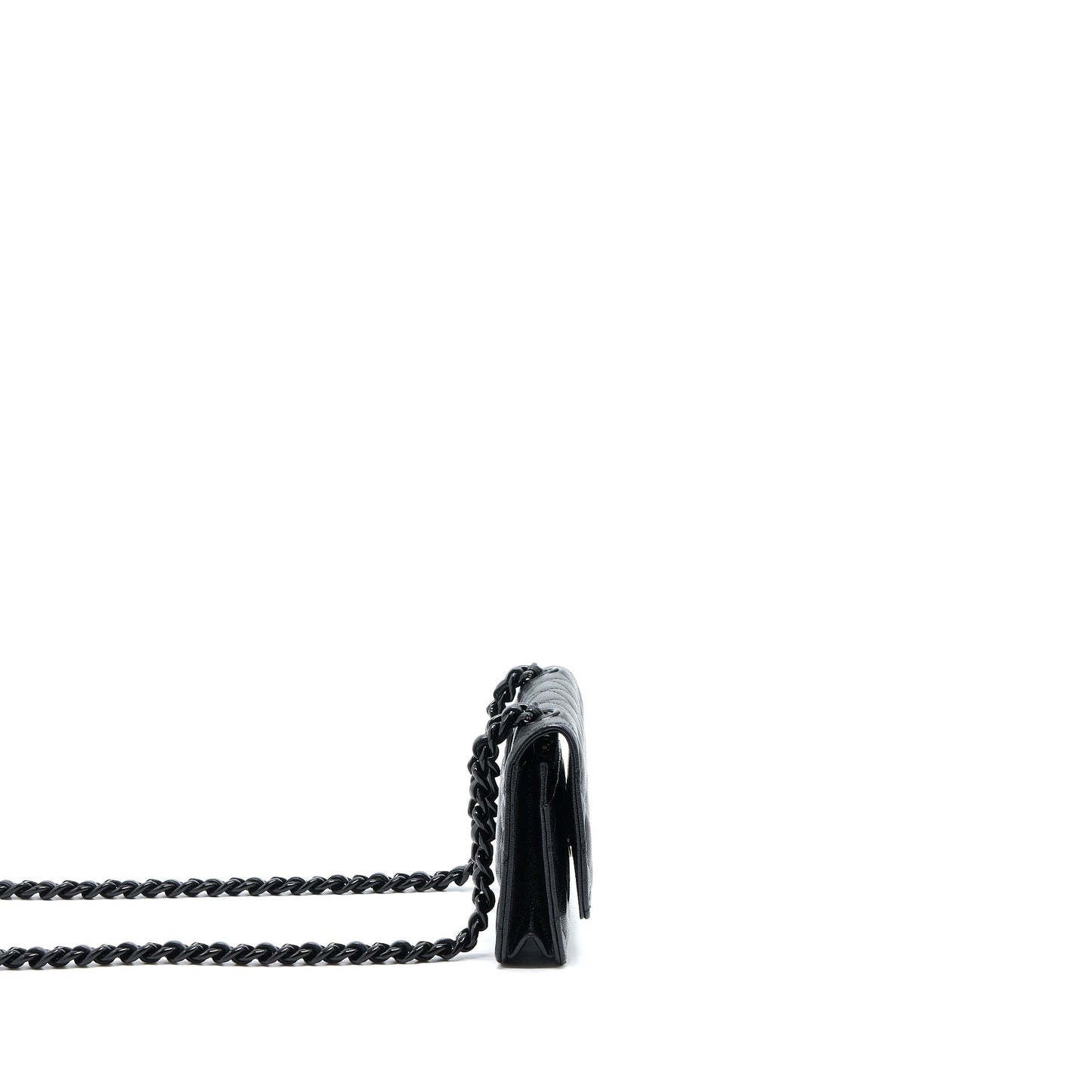 Chanel Quilted Wallet On Chain Caviar So Black