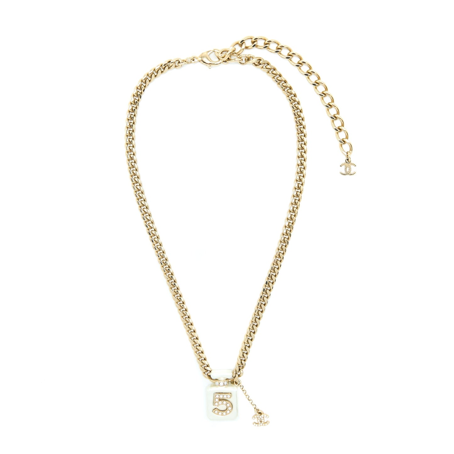 Chanel No.5 Perfume Bottle Choker/ Necklace LGHW