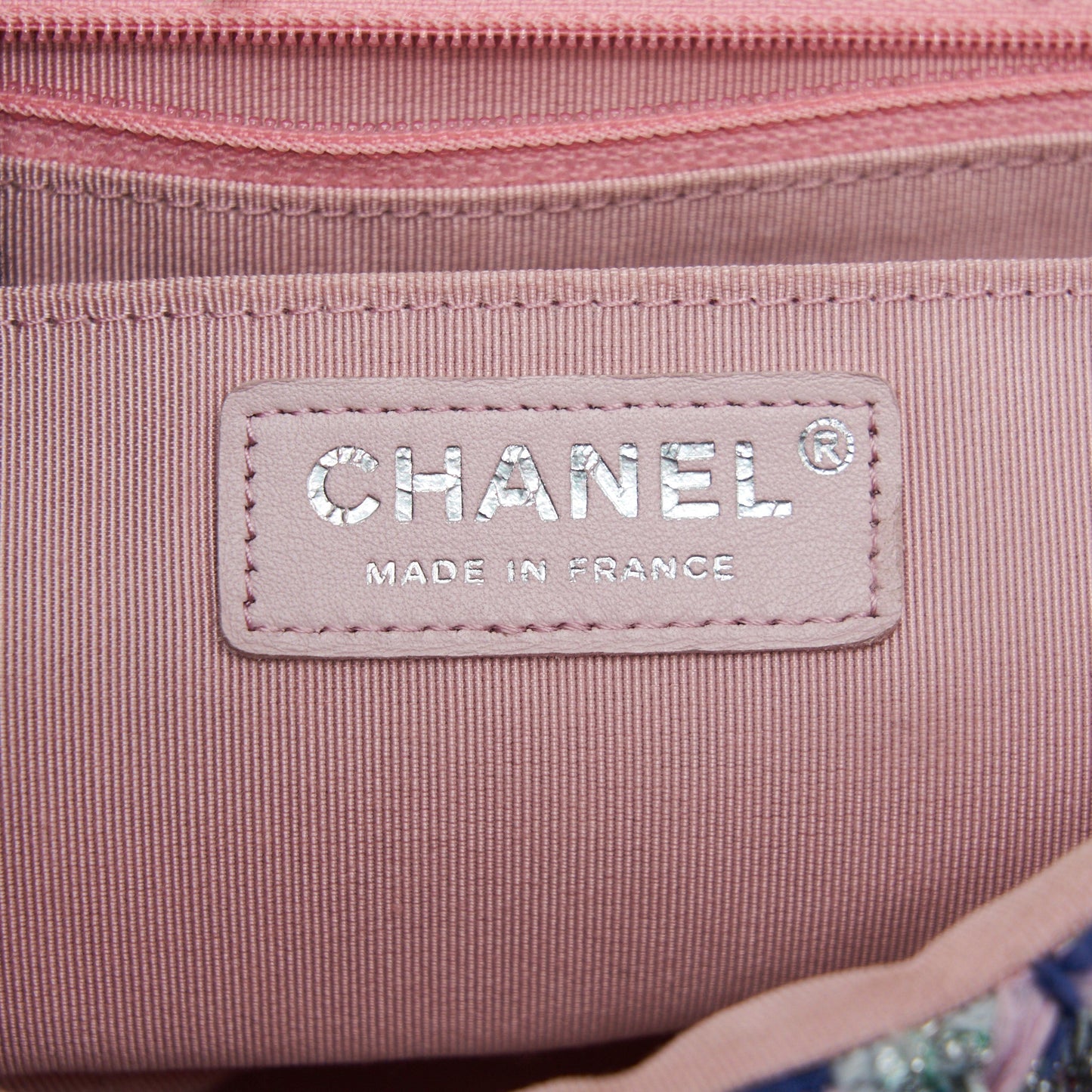 Chanel tweed classic flap bag multi colour SHW