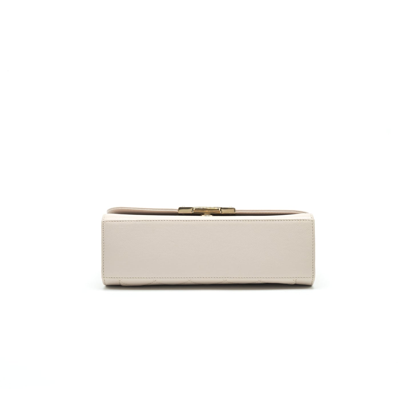 Chanel Calfskin Quilted Flap Bag Beigh LGHW