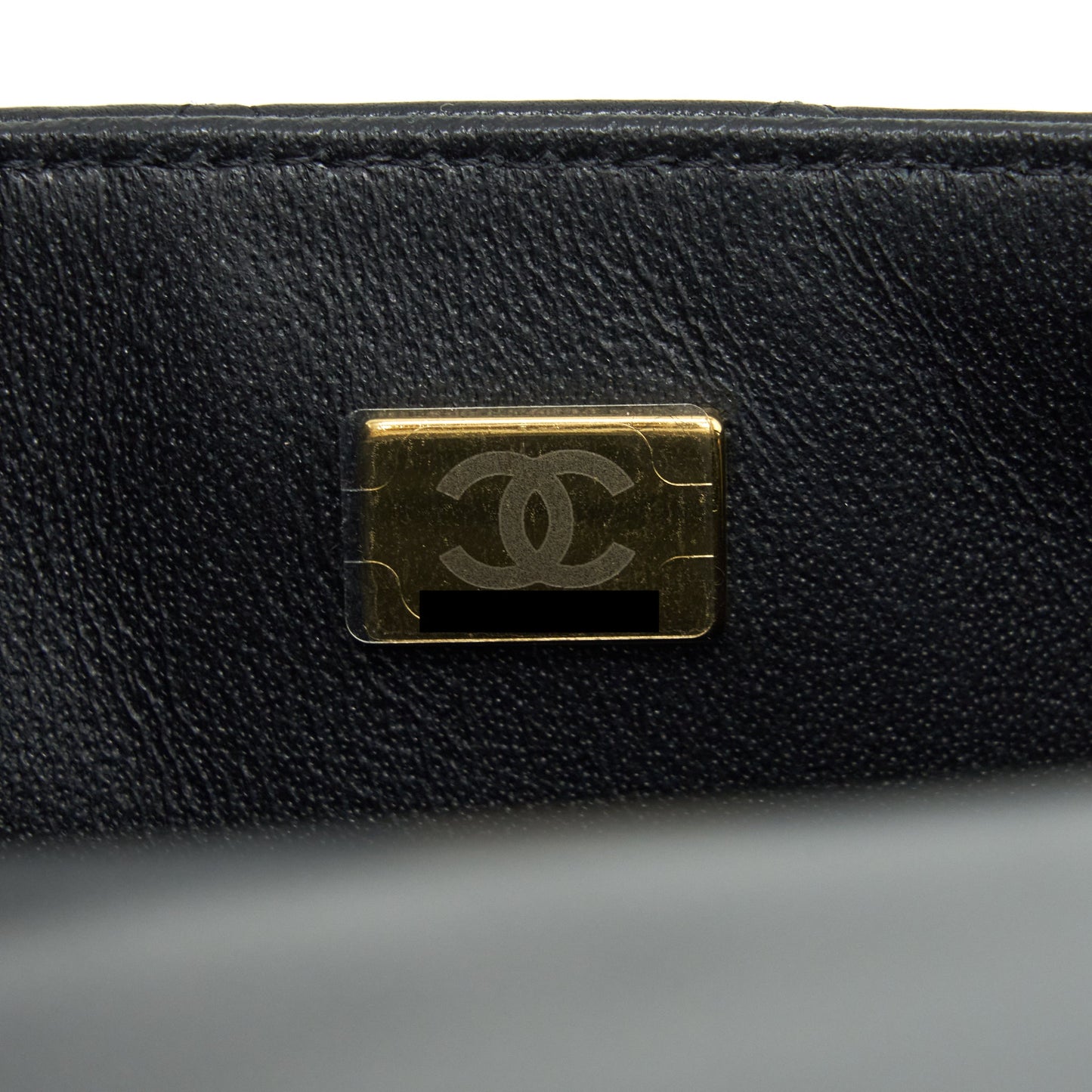 Chanel Mini Rectangular Flap Bag Lambskin Black LGHW(Microchip