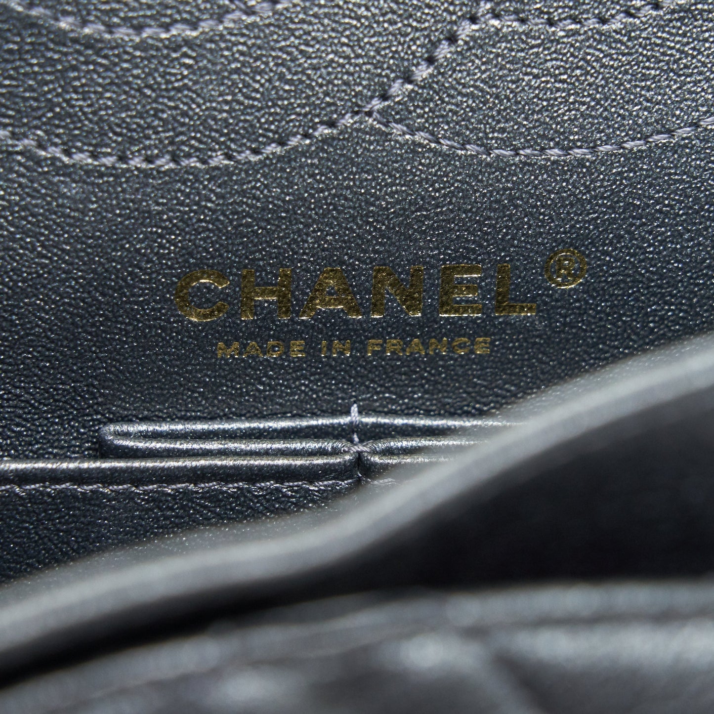 Chanel Chevron Small 2.55 226 Reissue Bag Charcoal GHW