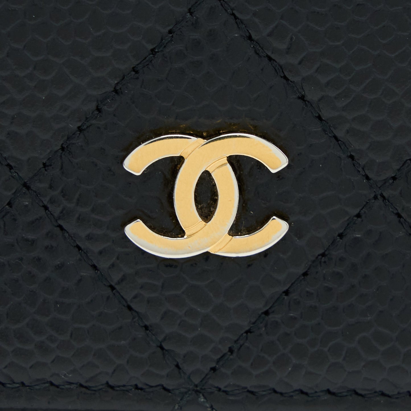 Chanel Classic Long Wallet Caviar Black LGHW