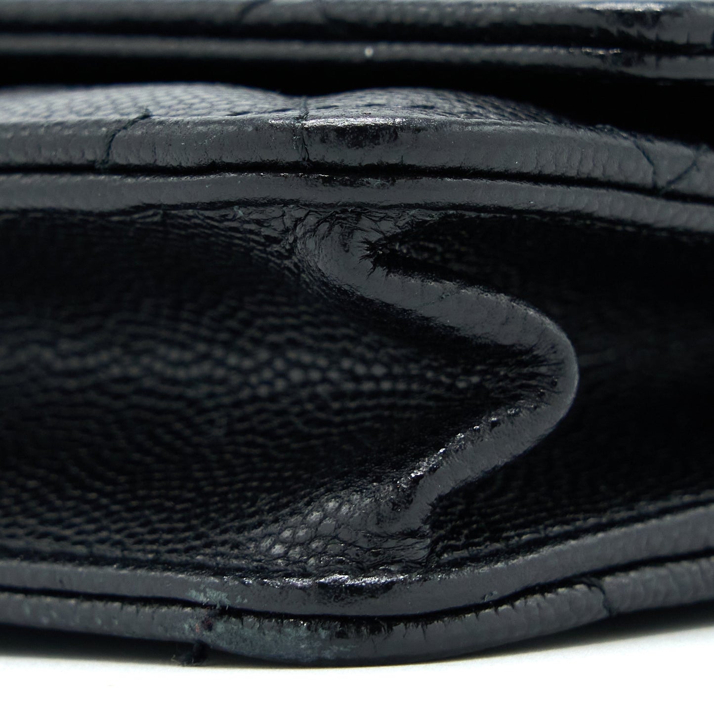Chanel Quilted Wallet On Chain Caviar So Black