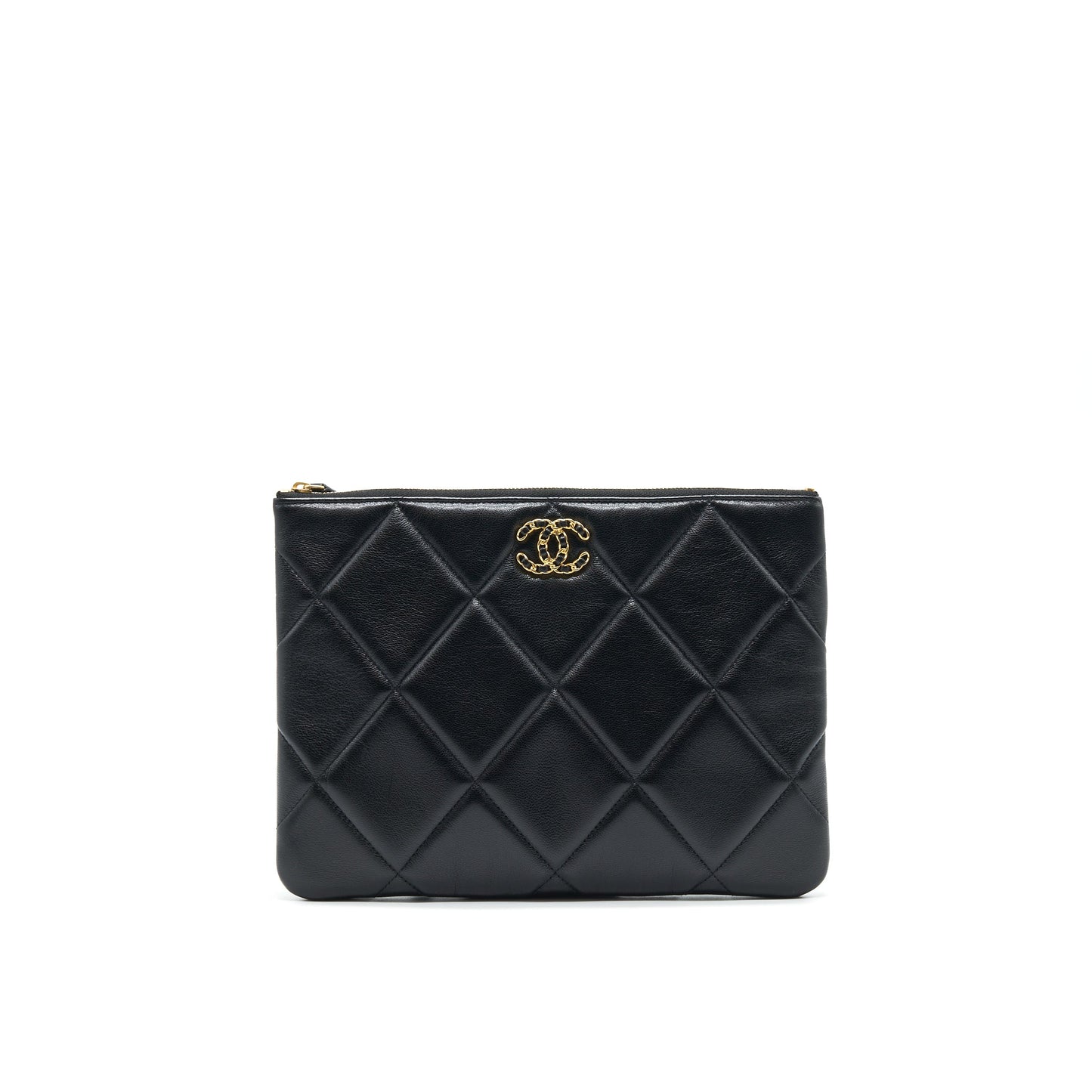 Chanel 19 Pouch black GHW