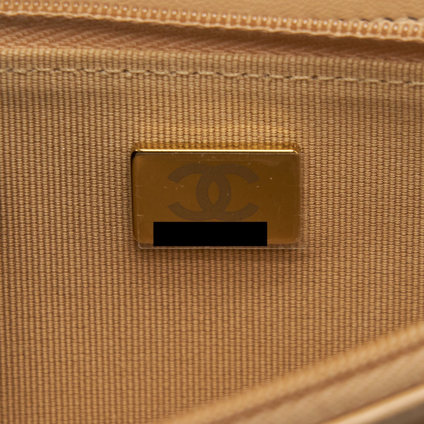 Chanel Classic Wallet On Chain Lambskin Beige LGHWMicrochip