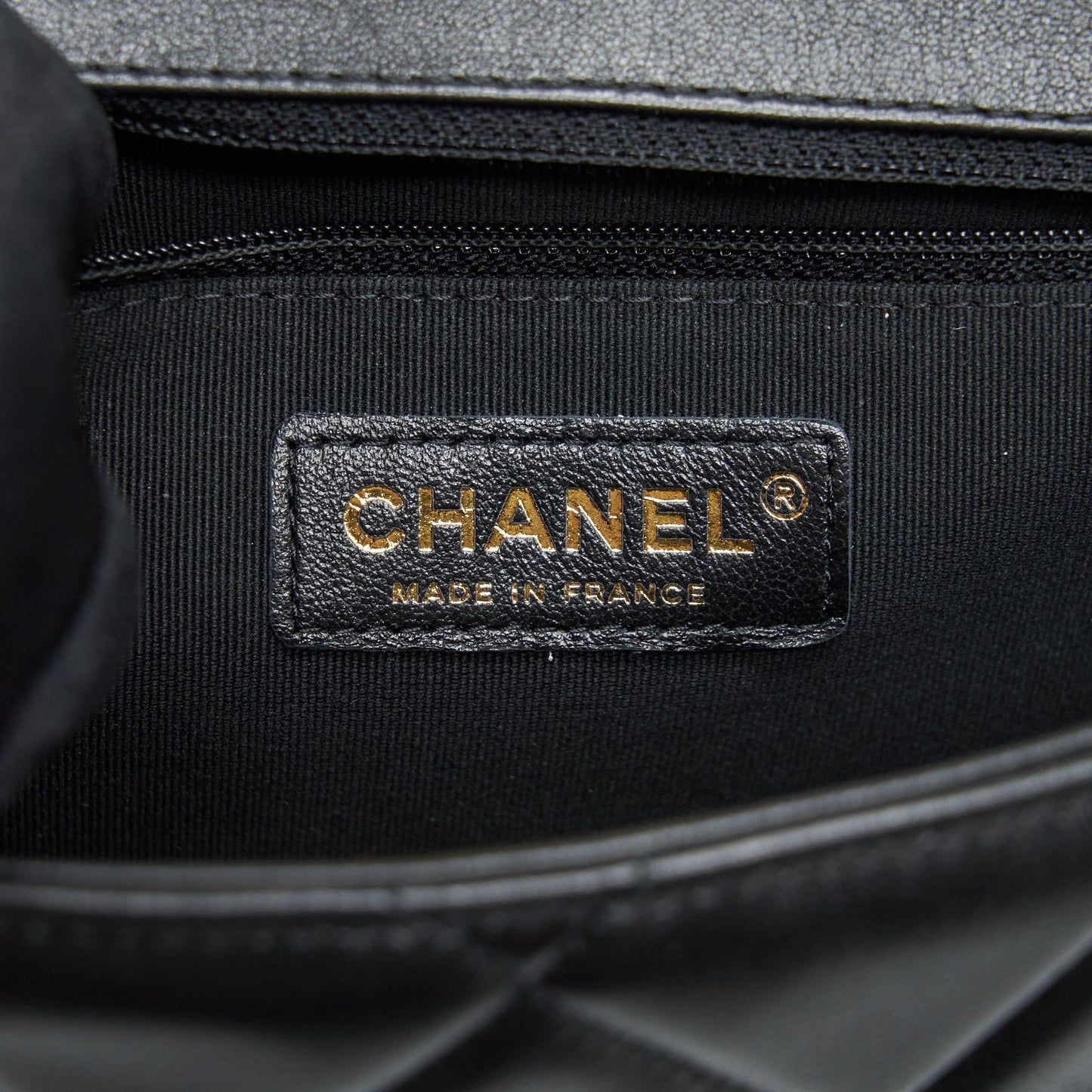 Chanel Quilted Medium Square Flap Bag Lambskin Black Brushed GHW (Microchip)