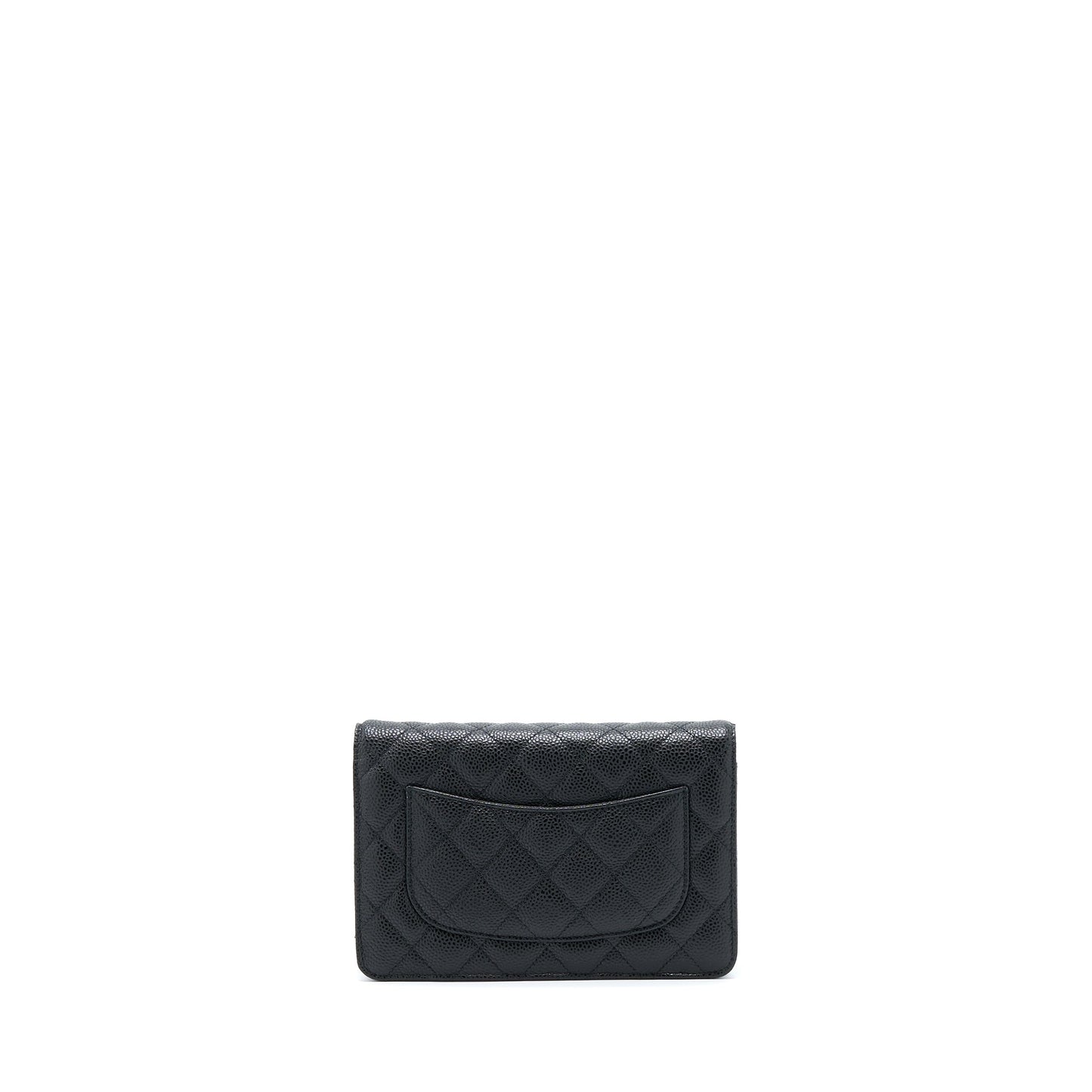 Chanel Classic Wallet On Chain Caviar Black SHW
