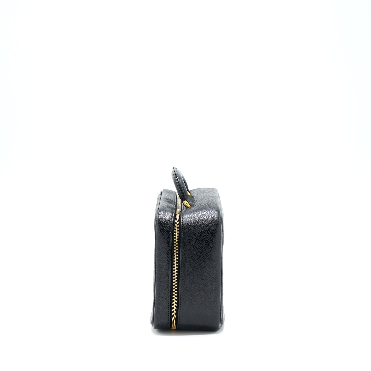 Chanel Vintage CC Logo Vanity Caviar Black GHW