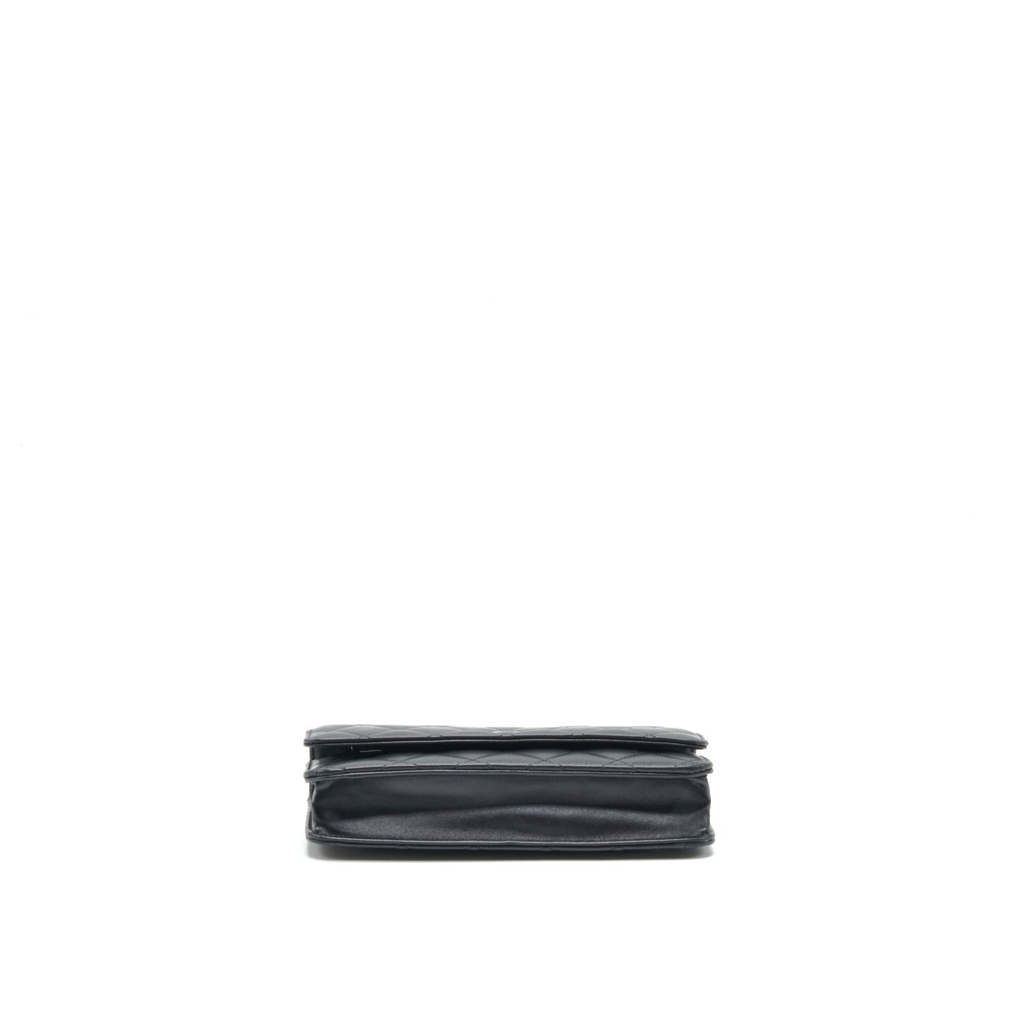 Chanel Classic Wallet On Chain Lambskin Black SHW